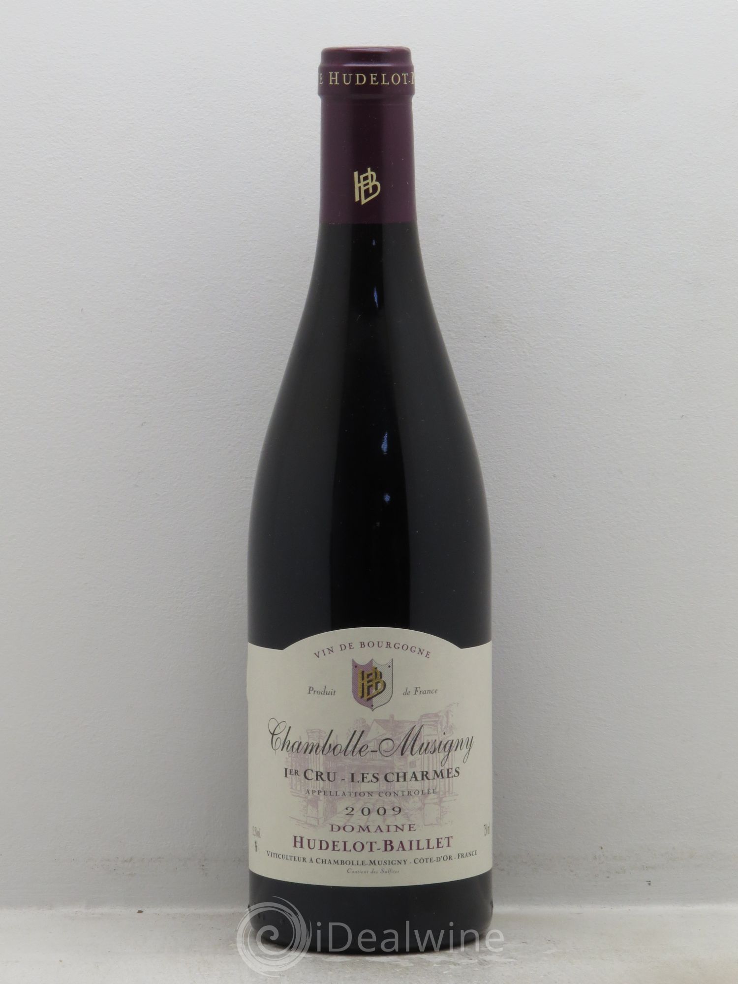 Chambolle-Musigny 1er Cru Domaine Hudelot-Baillet 2009 - Lot de 1 bouteille - 0