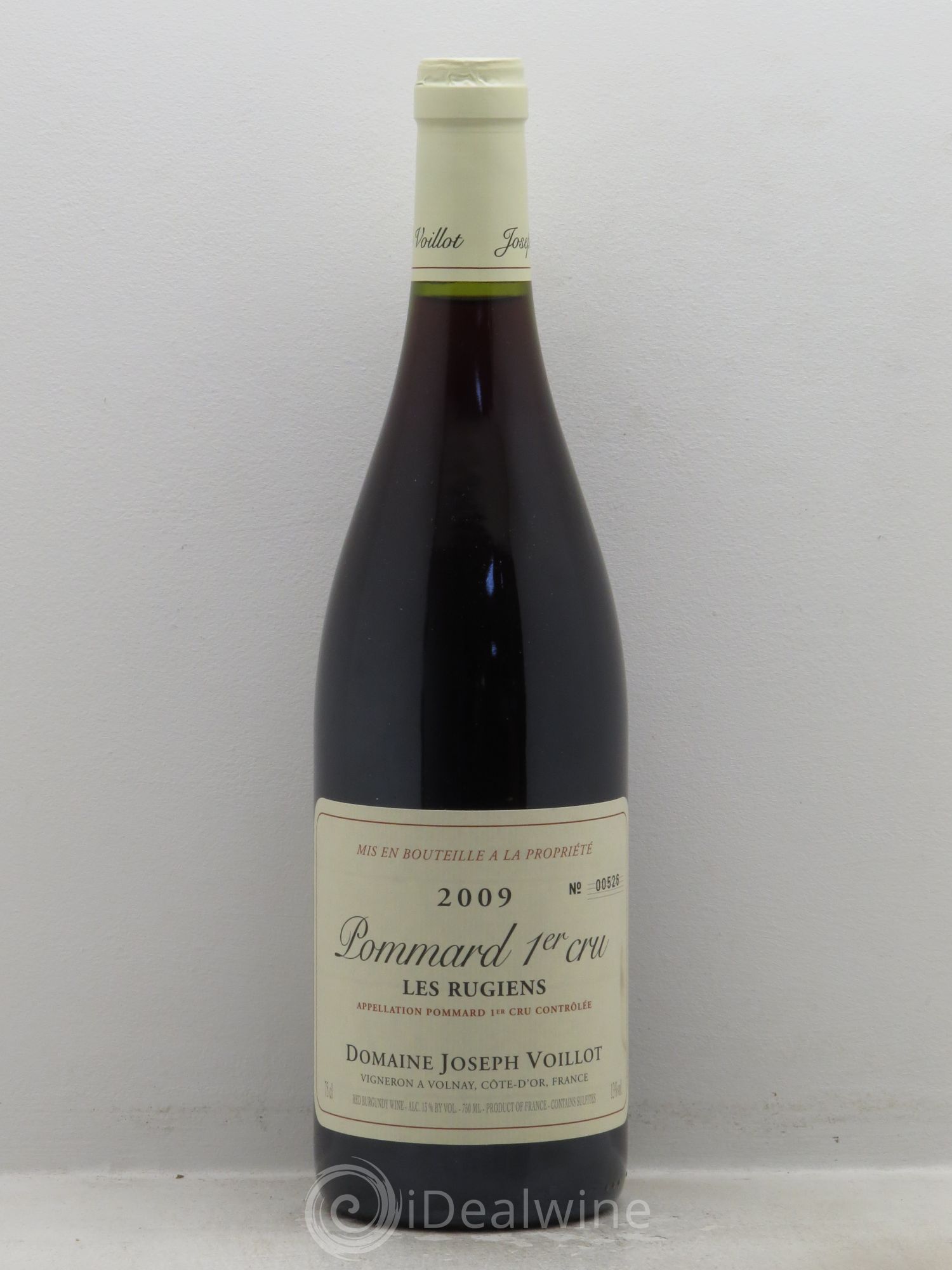 Pommard 1er Cru Domaine Voillot 2009 - Posten von 1 Flasche - 0
