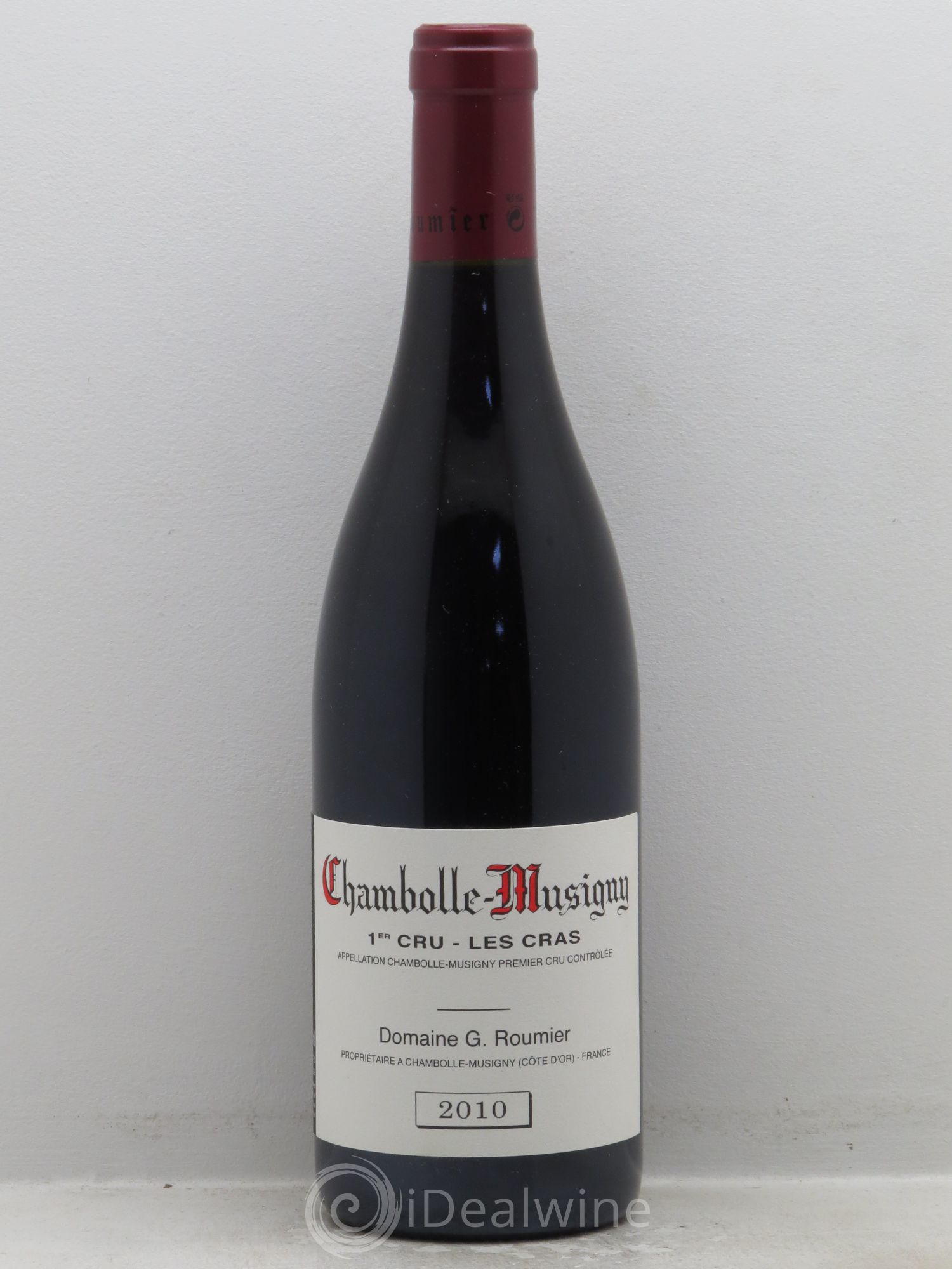 Chambolle-Musigny 1er Cru Les Cras Georges Roumier (Domaine) 2010 - Lot de 1 bouteille - 0