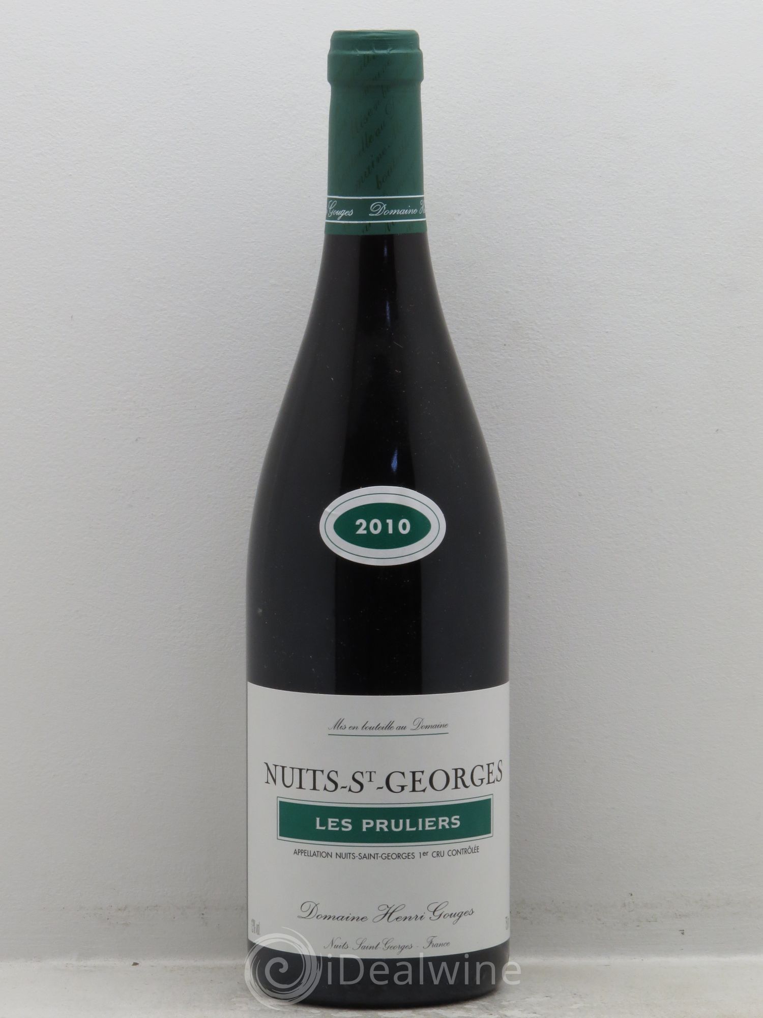 Nuits-Saint-Georges 1er Cru Les Pruliers Henri Gouges 2010 - Lot de 1 bouteille - 0