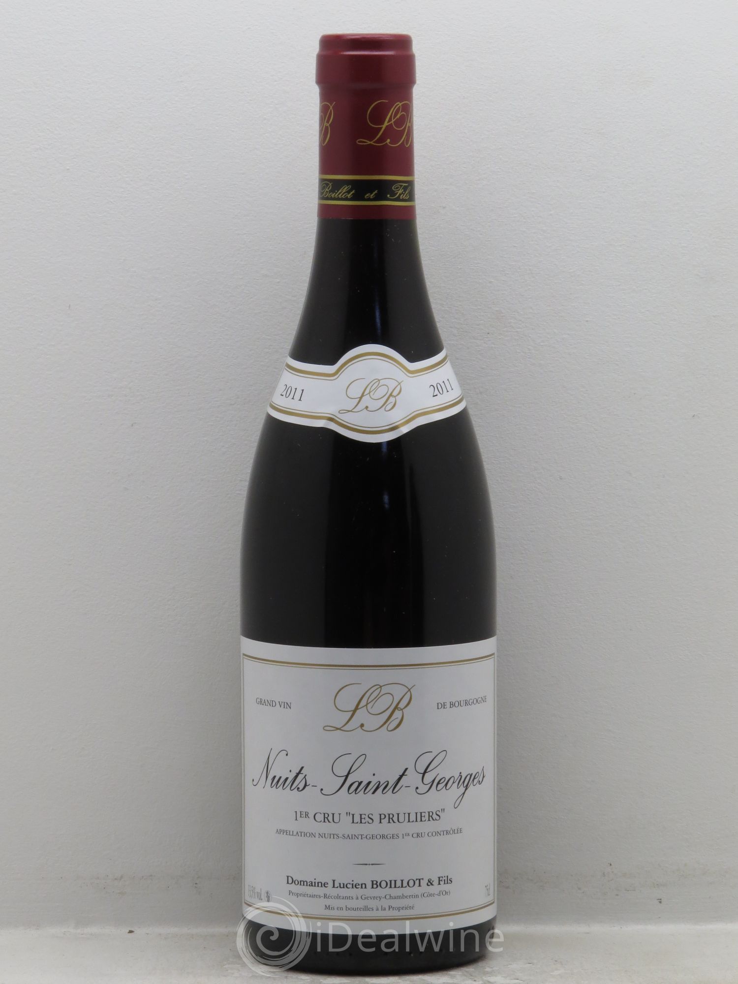 Nuits-Saint-Georges 1er Cru Domaine Lucien Boillot et Fils 2011 - Posten von 1 Flasche - 0
