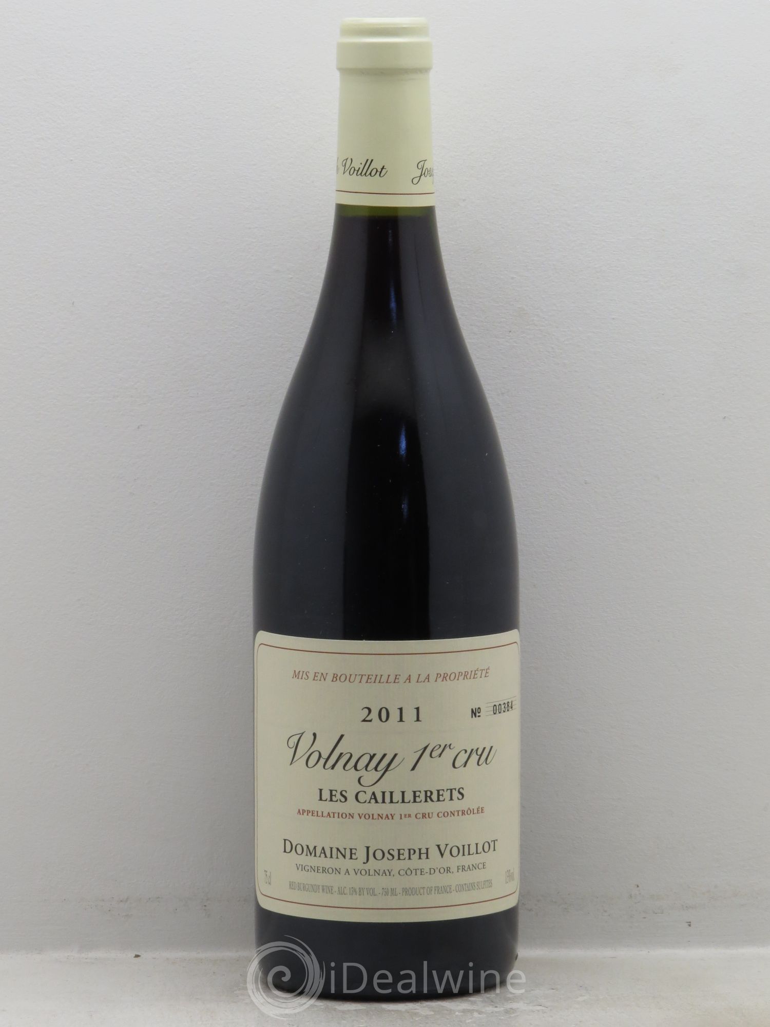 Volnay 1er Cru Domaine Joseph Voillot 2011 - Posten von 1 Flasche - 0