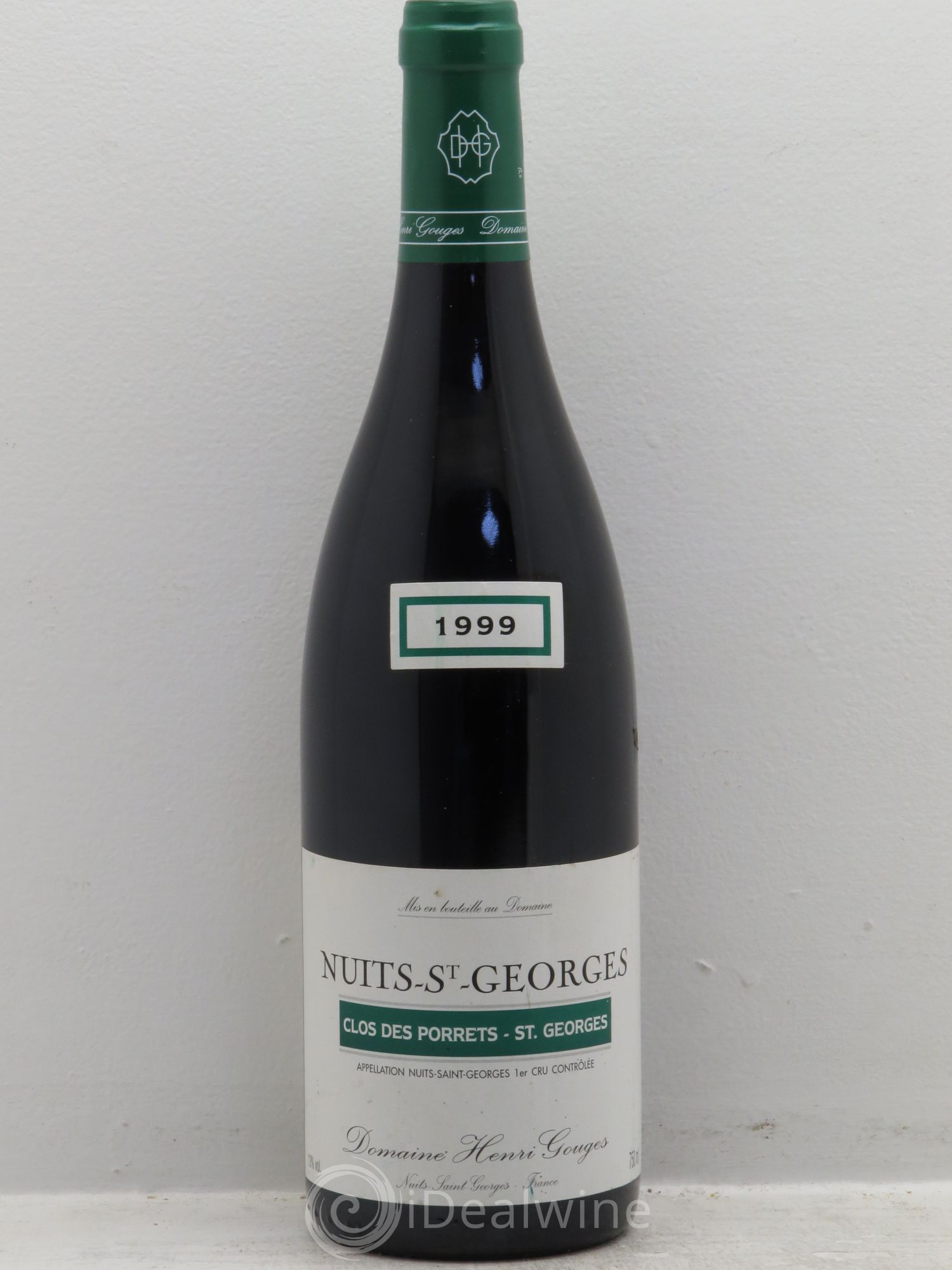 Nuits-Saint-Georges 1er Cru Clos des Porrets St Georges Henri Gouges 1999 - Posten von 1 Flasche - 0