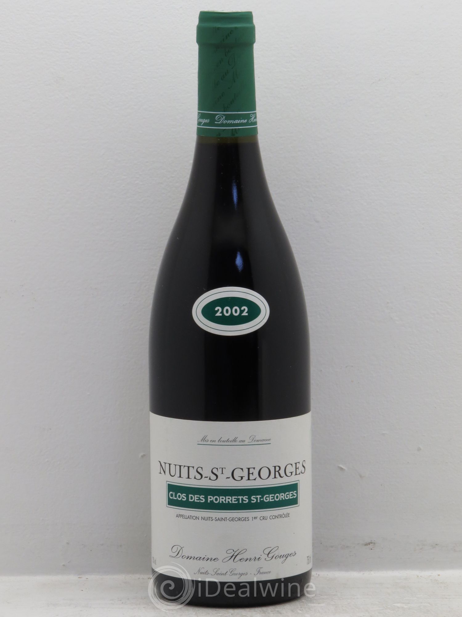 Nuits-Saint-Georges 1er Cru Clos des Porrets St Georges Henri Gouges 2002 - Lot de 1 bouteille - 0