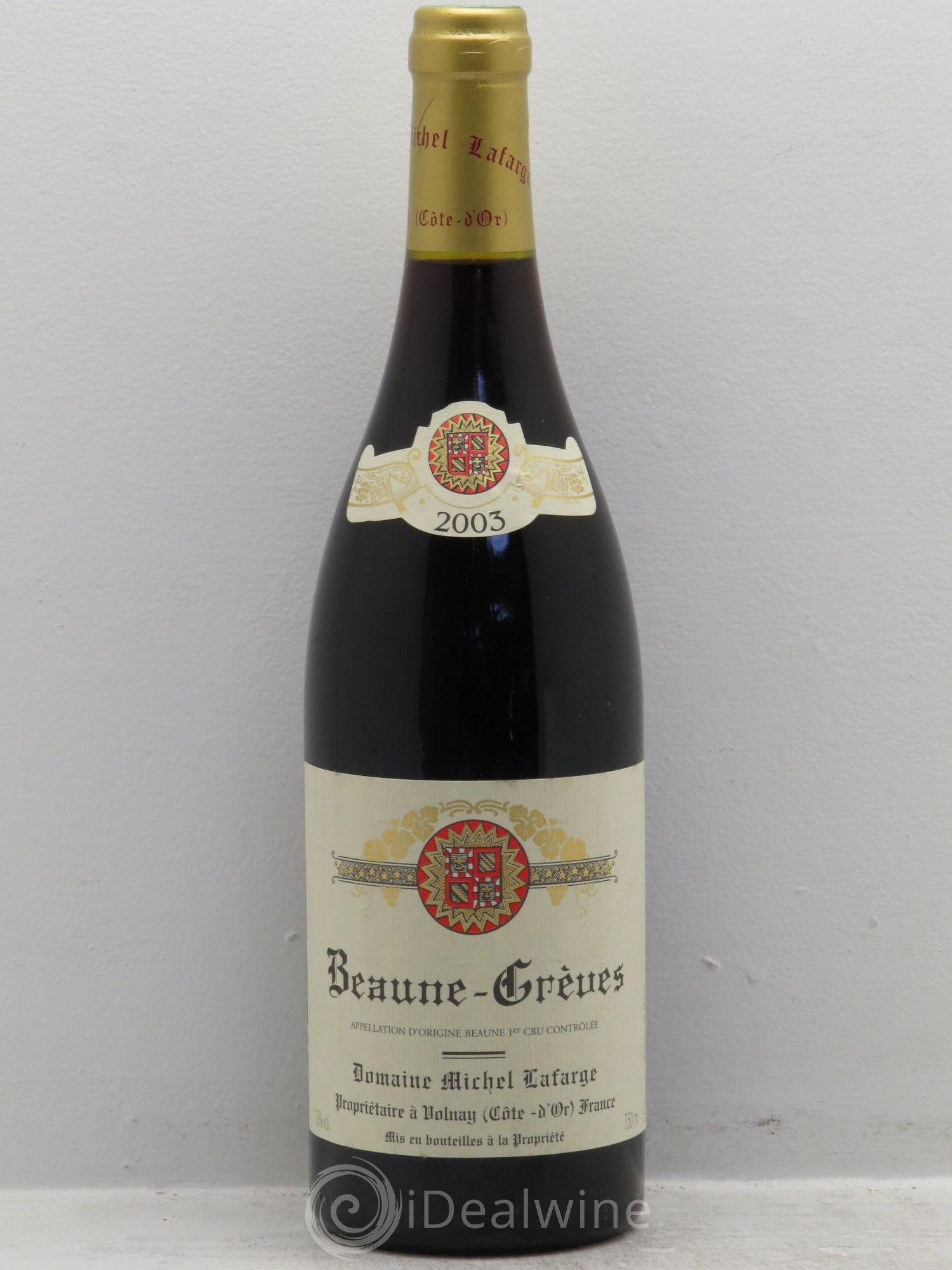 Beaune 1er Cru Grèves Lafarge (Domaine) 2003 - Lot de 1 bouteille - 0