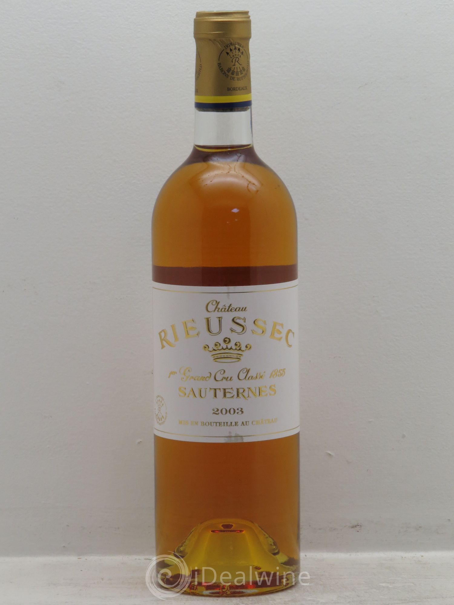 Château Rieussec 1er Grand Cru Classé 2003 - Posten von 1 Flasche - 0