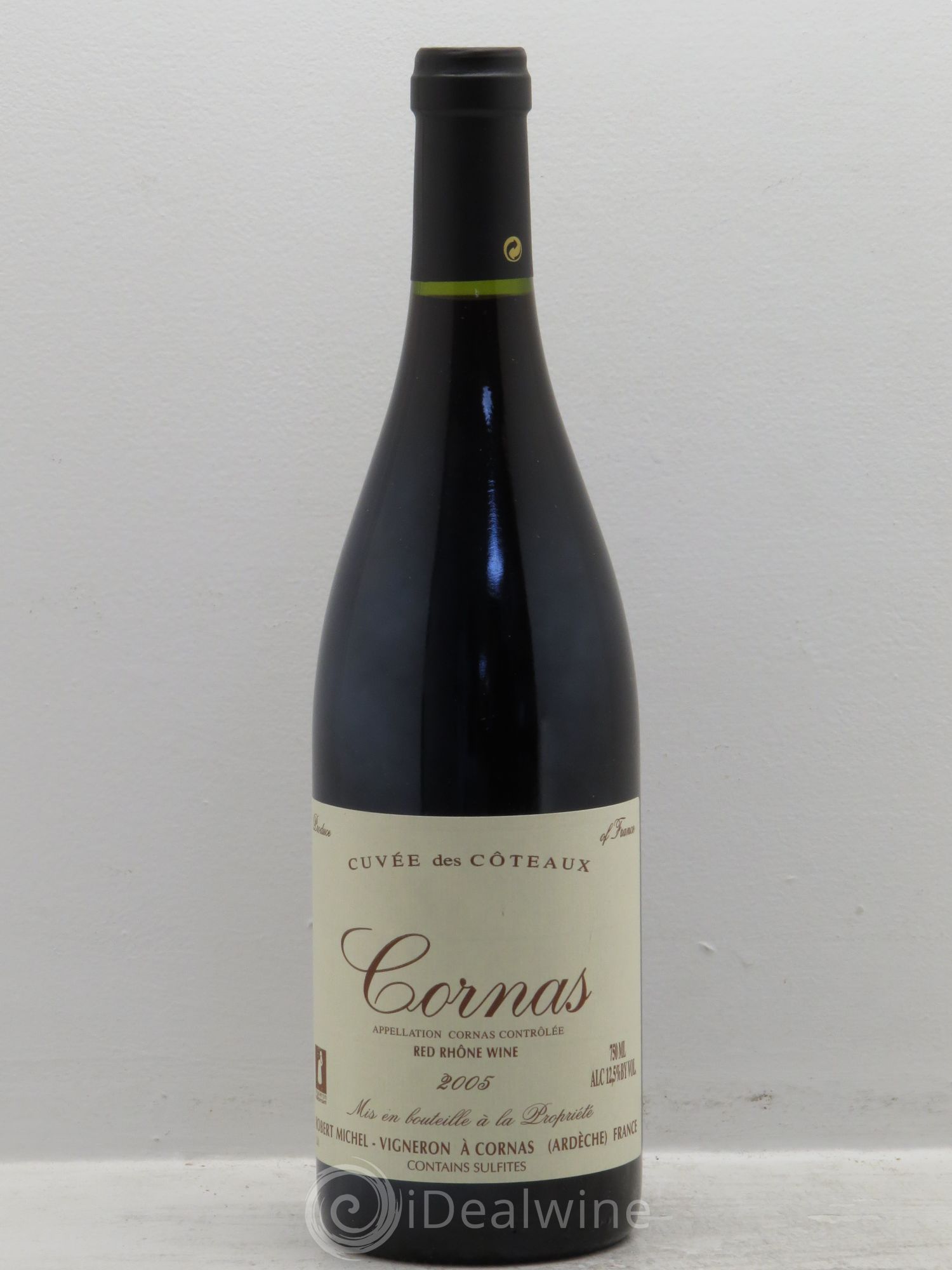 Cornas Cuvée des Coteaux Robert Michel 2005 - Lot de 1 bouteille - 0