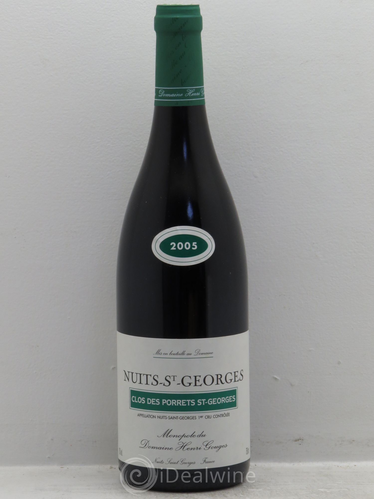 Nuits-Saint-Georges 1er Cru Clos des Porrets St Georges Henri Gouges 2005 - Lot de 1 bouteille - 0