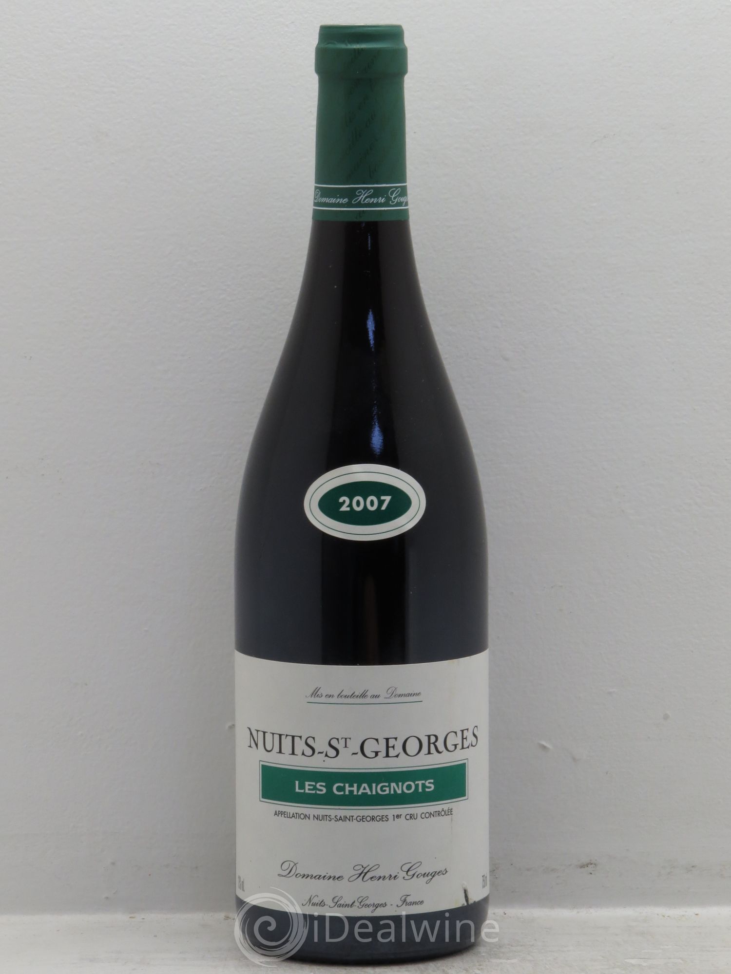Nuits-Saint-Georges 1er Cru Les Chaignots Henri Gouges 2007 - Posten von 1 Flasche - 0