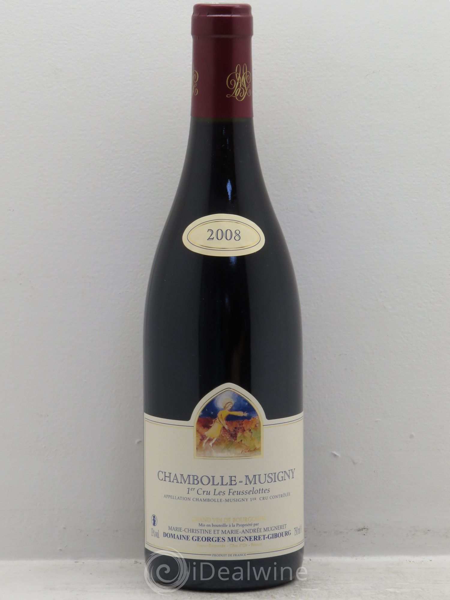 Chambolle-Musigny 1er Cru Les Feusselottes Georges Mugneret (Domaine) 2008 - Lot de 1 bouteille - 0
