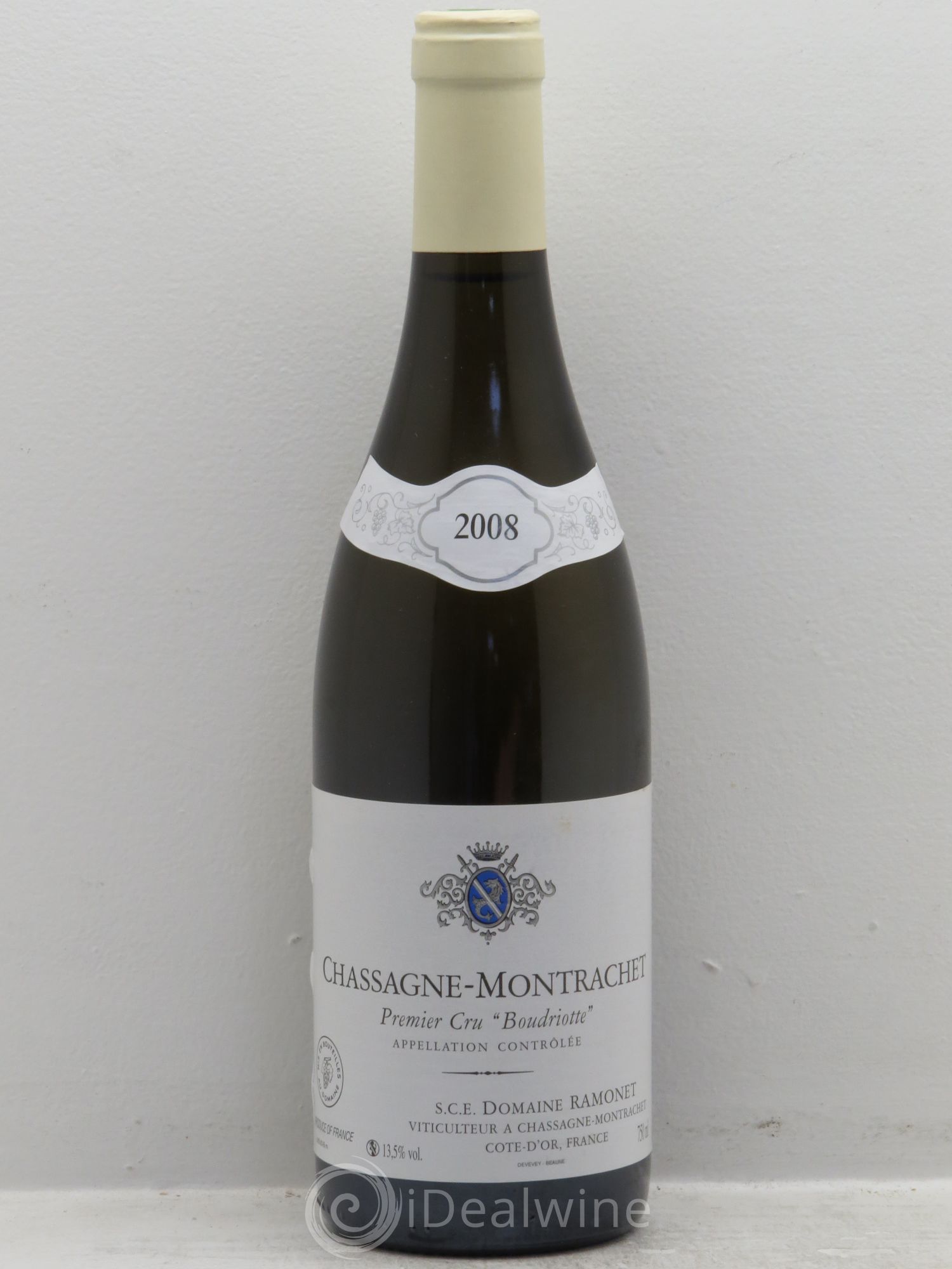 Chassagne-Montrachet 1er Cru Boudriotte Ramonet (Domaine) 2008 - Lot de 1 bouteille - 0