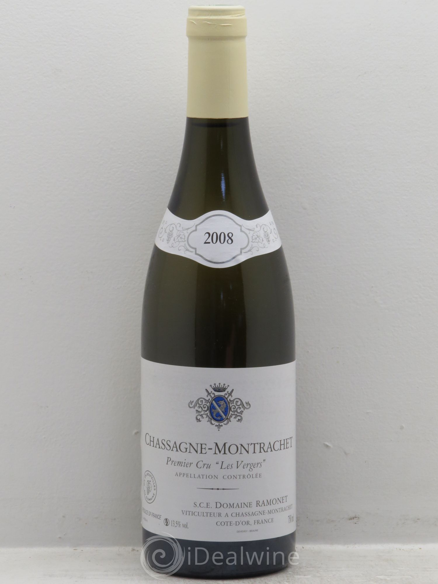 Chassagne-Montrachet 1er Cru Les Vergers Ramonet (Domaine) 2008 - Lot de 1 bouteille - 0