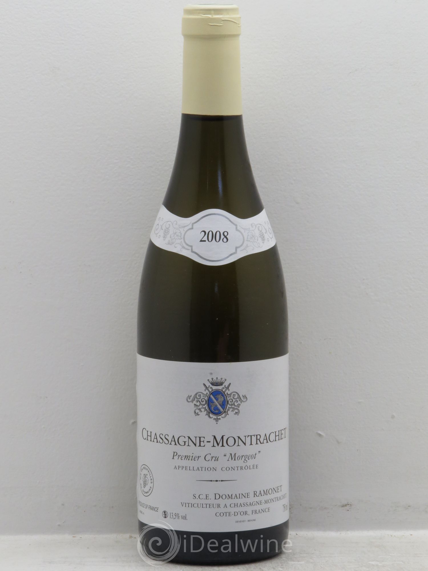 Chassagne-Montrachet 1er Cru Morgeot Ramonet (Domaine) 2008 - Lot de 1 bouteille - 0