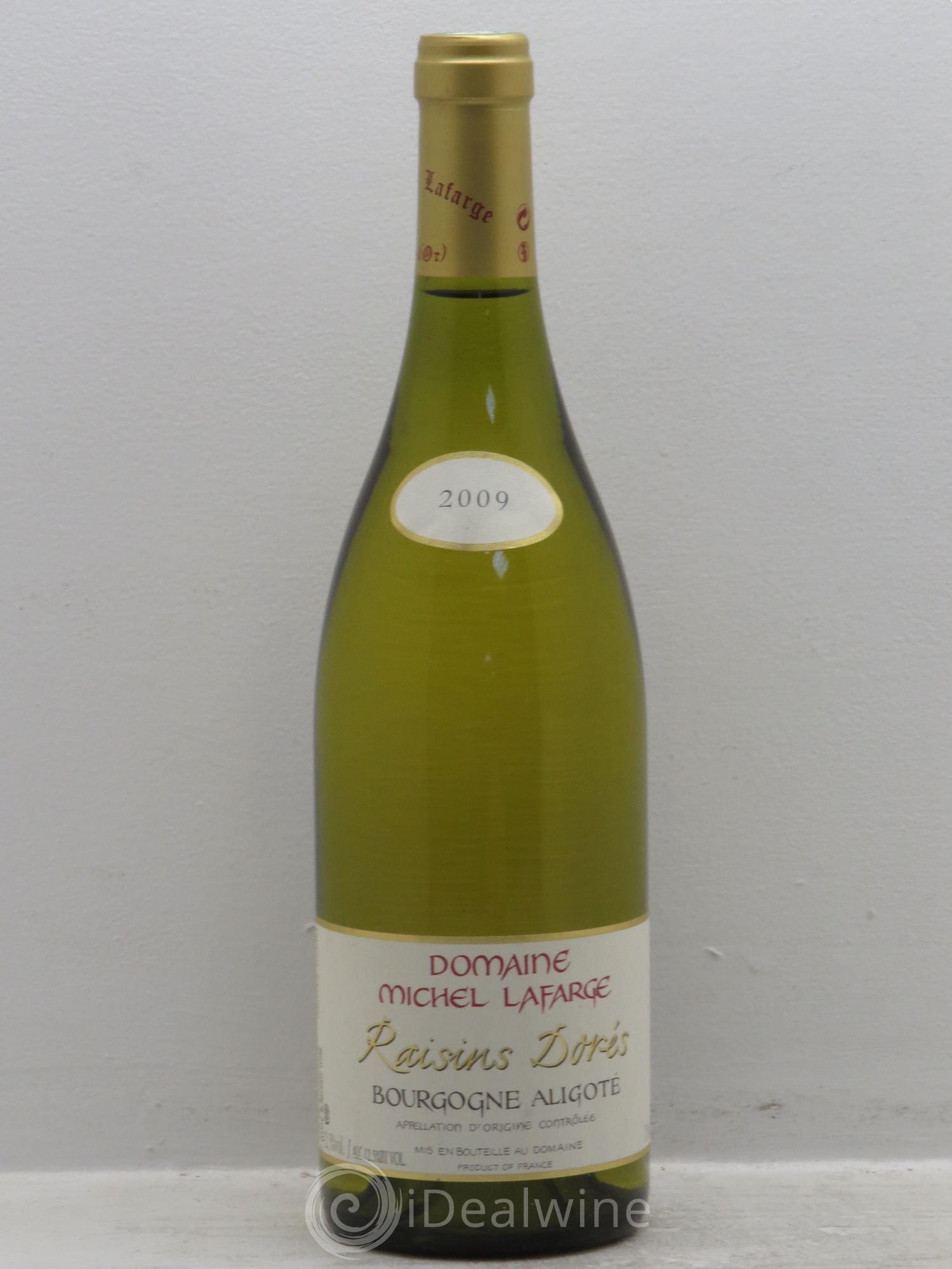 Bourgogne Aligoté -Raisins Dorés -Domaine Michel Lafarge 2009 - Posten von 1 Flasche - 0