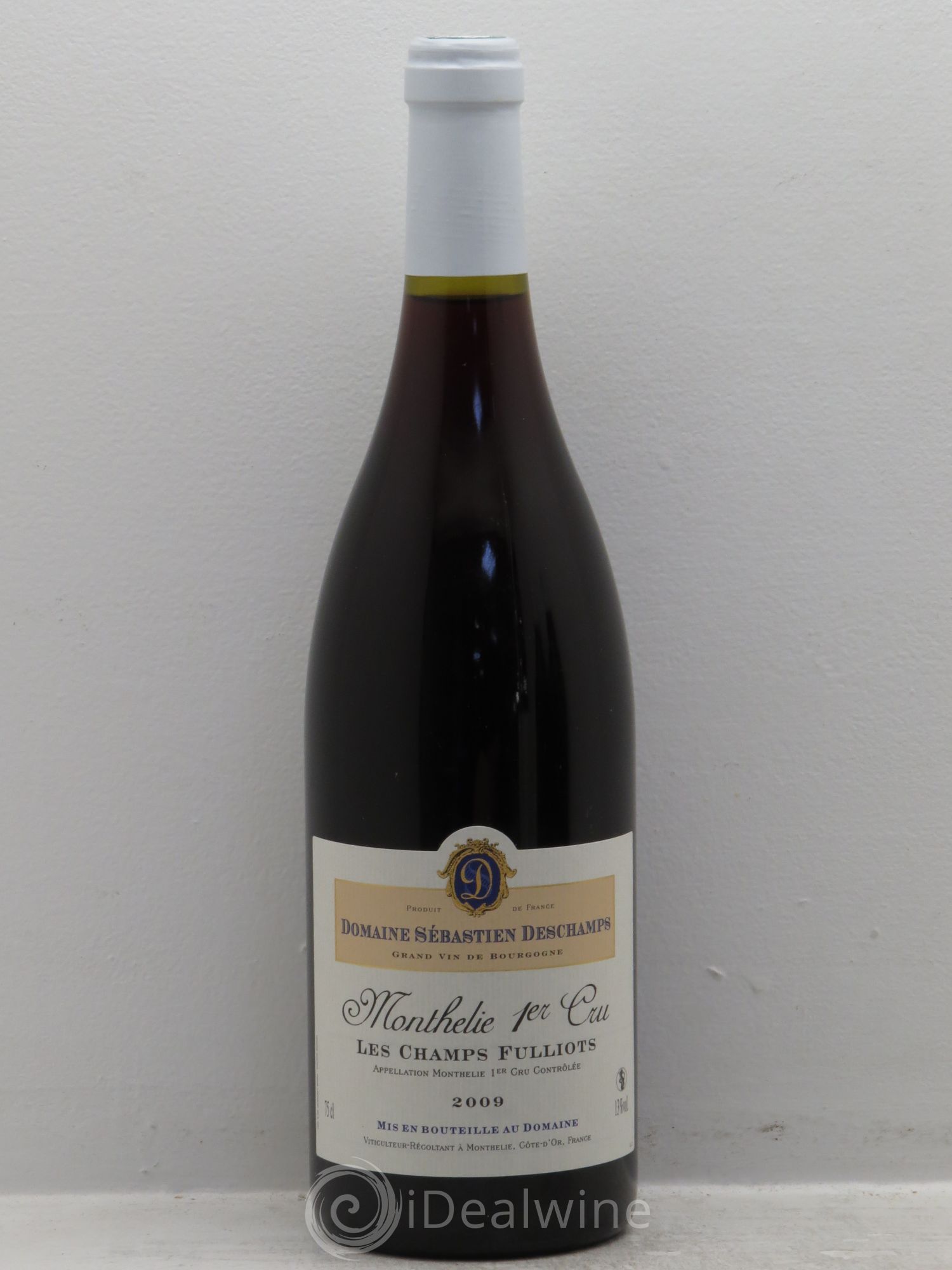 Monthélie 1er Cru Domaine Sébastien Deschamps 2009 - Posten von 1 Flasche - 0