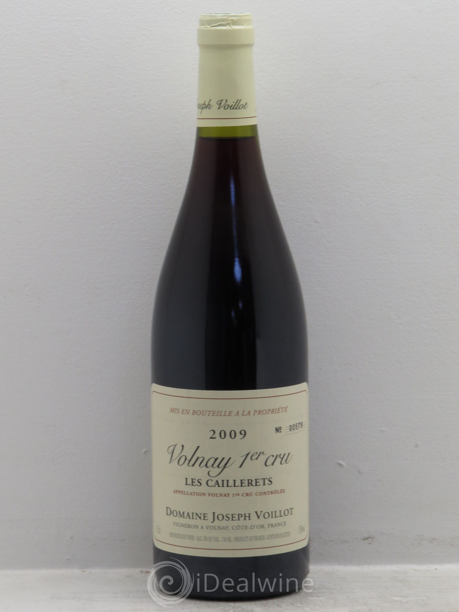 Volnay 1er Cru Joseph Voillot 2009 - Lot de 1 bouteille - 0