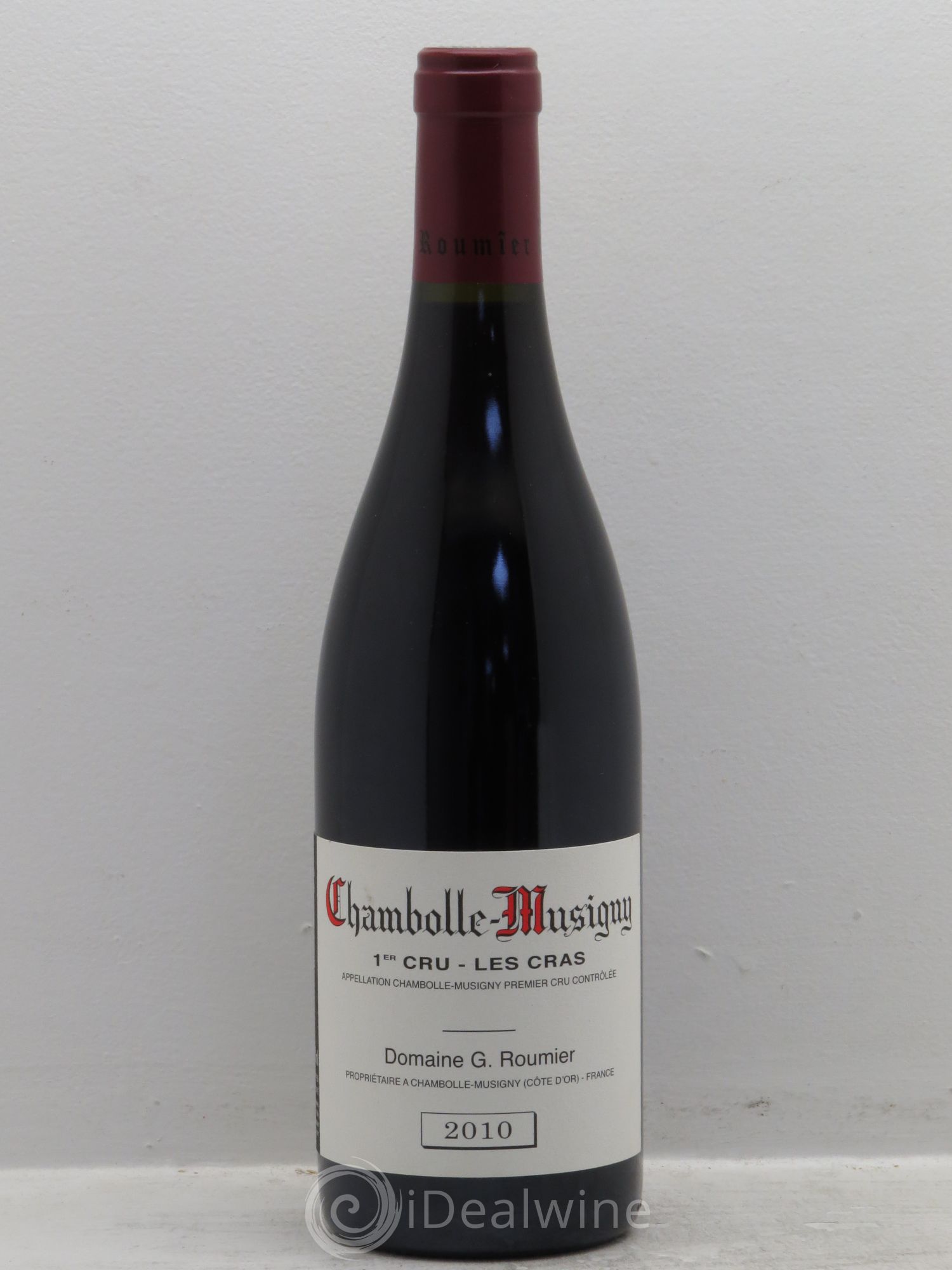 Chambolle-Musigny 1er Cru Les Cras Georges Roumier (Domaine) 2010 - Lot de 1 bouteille - 0