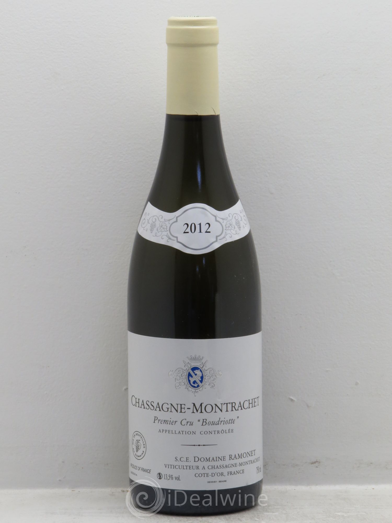 Chassagne-Montrachet 1er Cru Boudriotte Ramonet (Domaine) 2012 - Lot de 1 bouteille - 0
