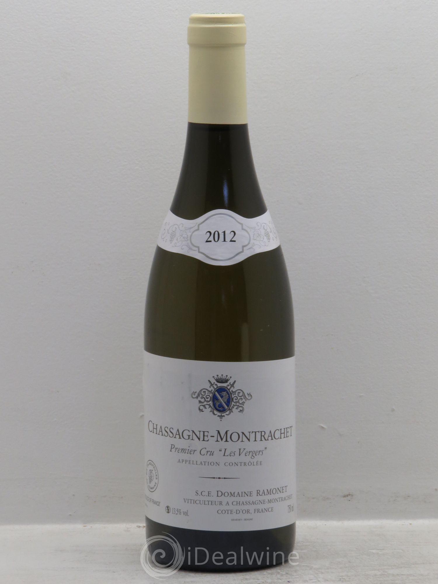 Chassagne-Montrachet 1er Cru Les Vergers Ramonet (Domaine) 2012 - Lot de 1 bouteille - 0