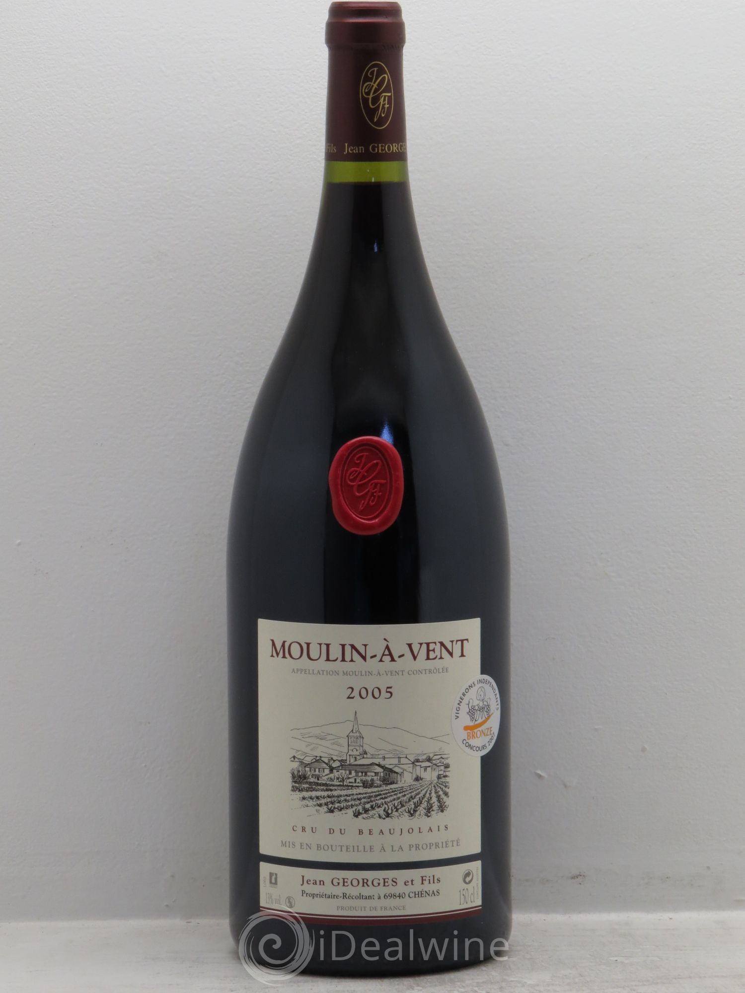 Moulin-à-Vent Domaine Jean Georges et fils 2005 - Posten von 1 Magnum - 0