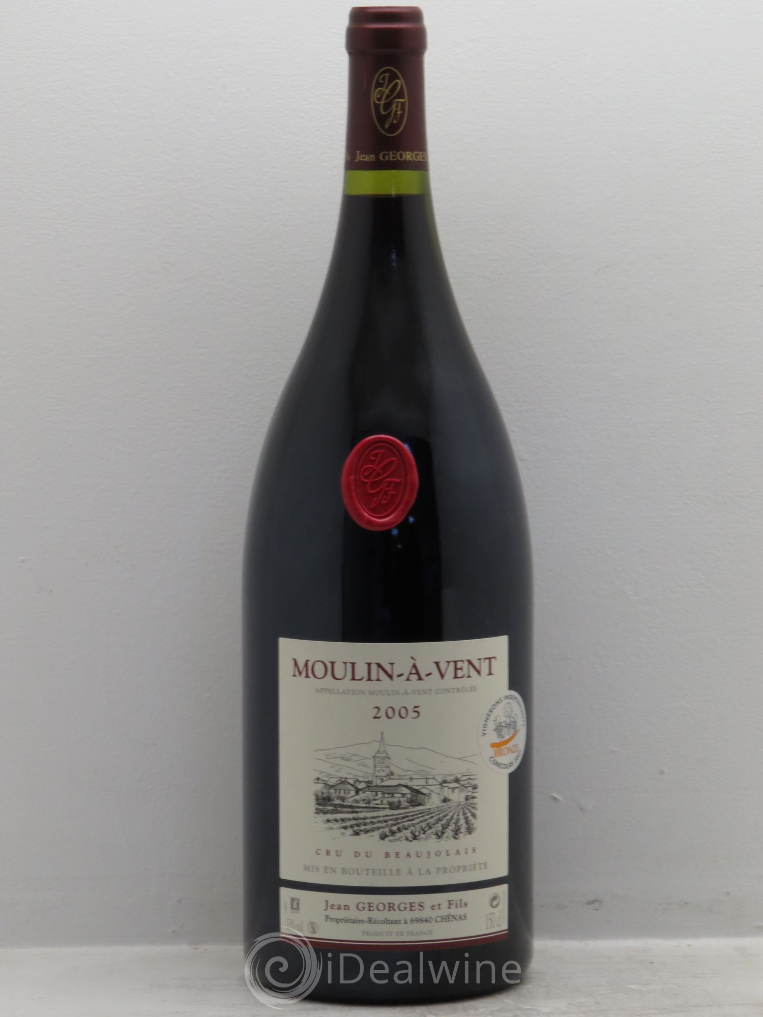 Moulin-à-Vent Domaine Jean Georges et fils 2005 - Posten von 1 Magnum - 0