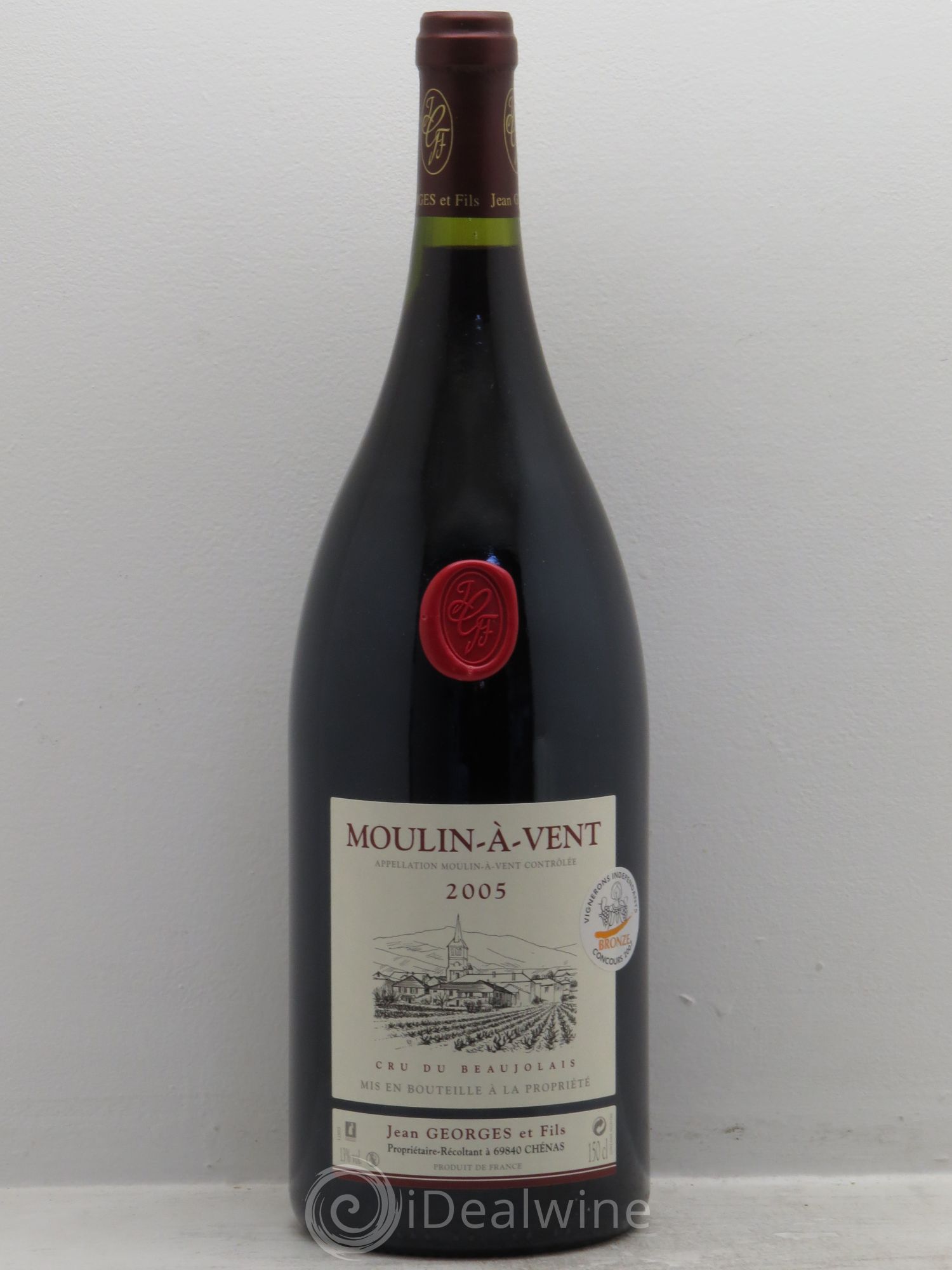 Moulin-à-Vent Domaine Jean Georges et fils 2005 - Posten von 1 Magnum - 0