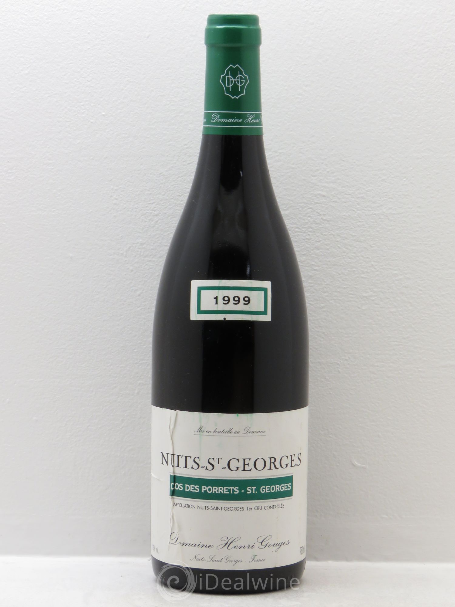 Nuits-Saint-Georges 1er Cru Clos des Porrets St Georges Henri Gouges 1999 - Posten von 1 Flasche - 0
