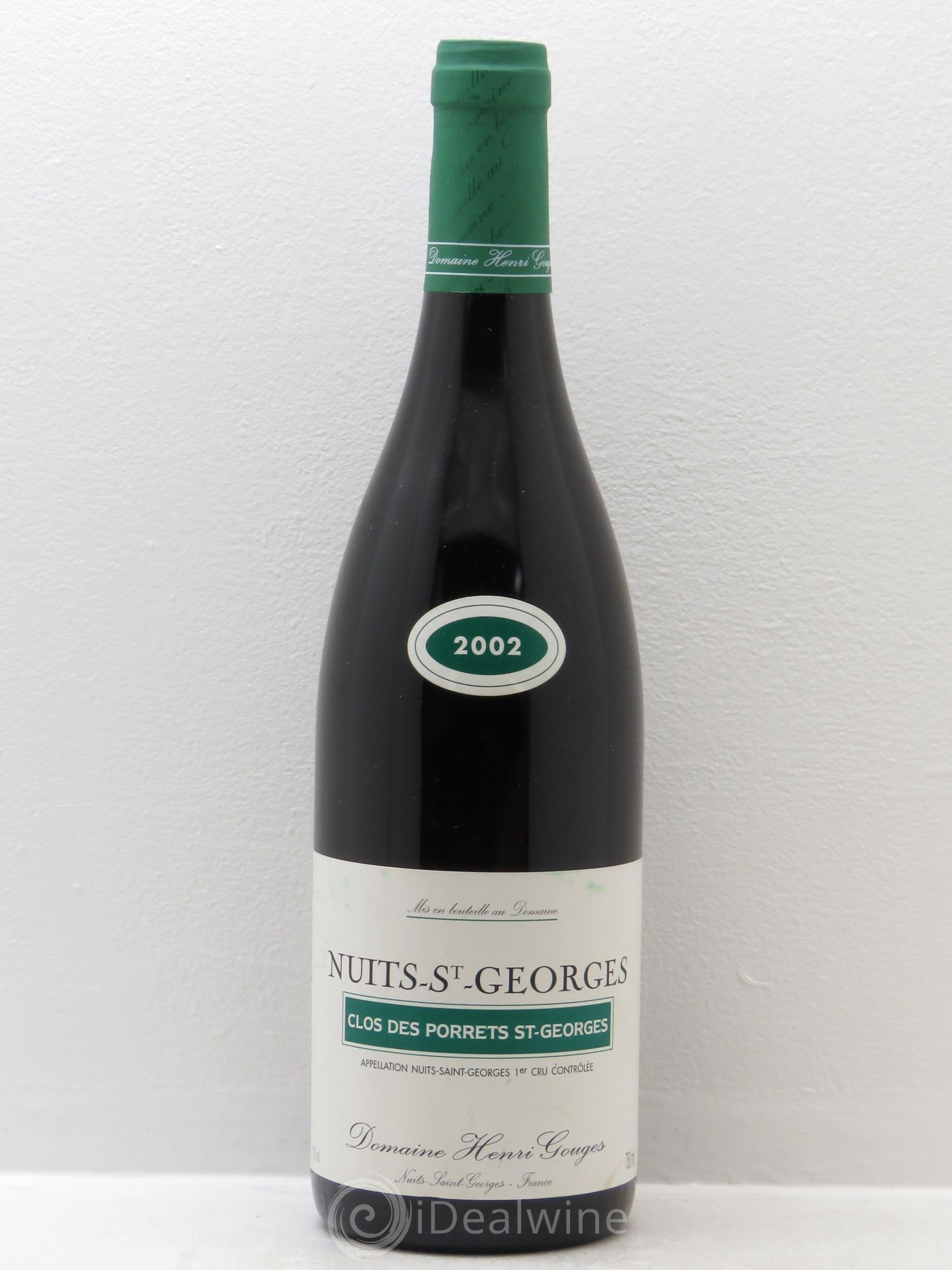 Nuits-Saint-Georges 1er Cru Clos des Porrets St Georges Henri Gouges 2002 - Lot of 1 bottle - 0