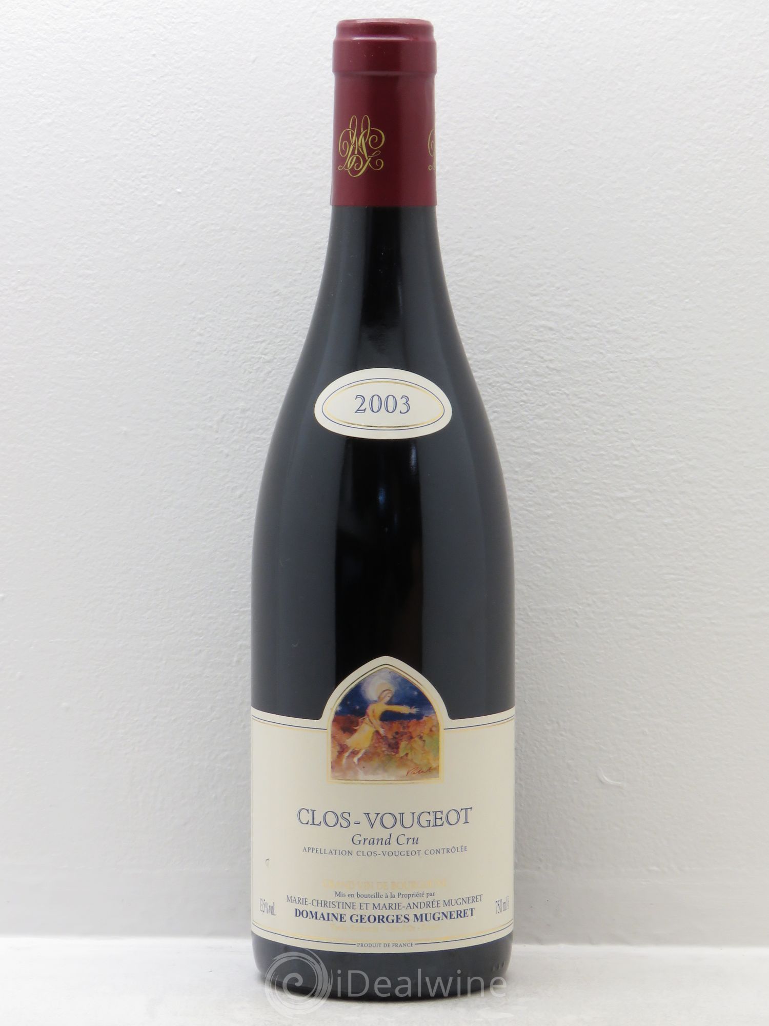 Clos de Vougeot Grand Cru Georges Mugneret-Gibourg (Domaine) 2003 - Lot de 1 bouteille - 0