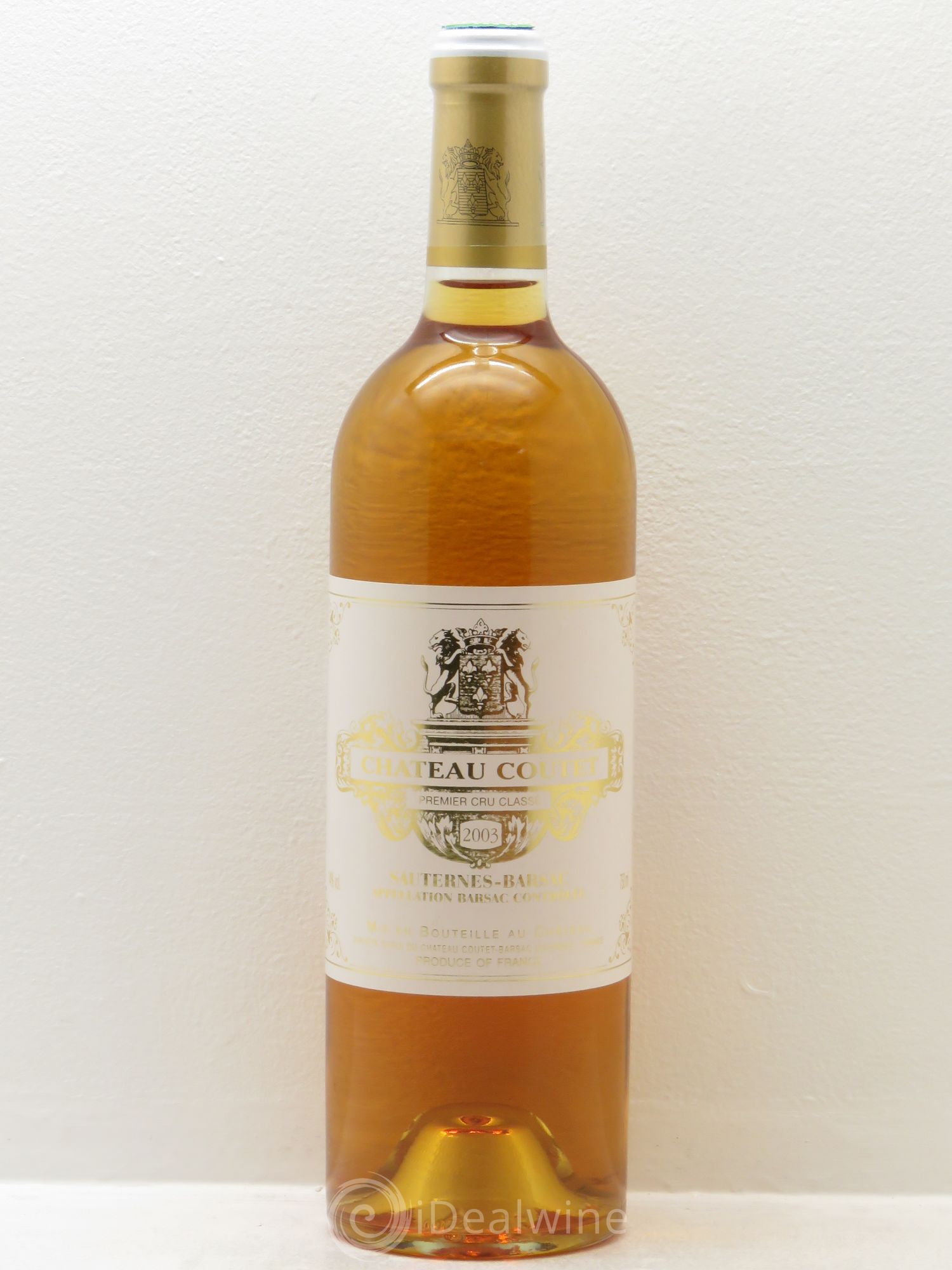 Château Coutet 1er Grand Cru Classé 2003 - Lotto di 1 bottiglia - 0