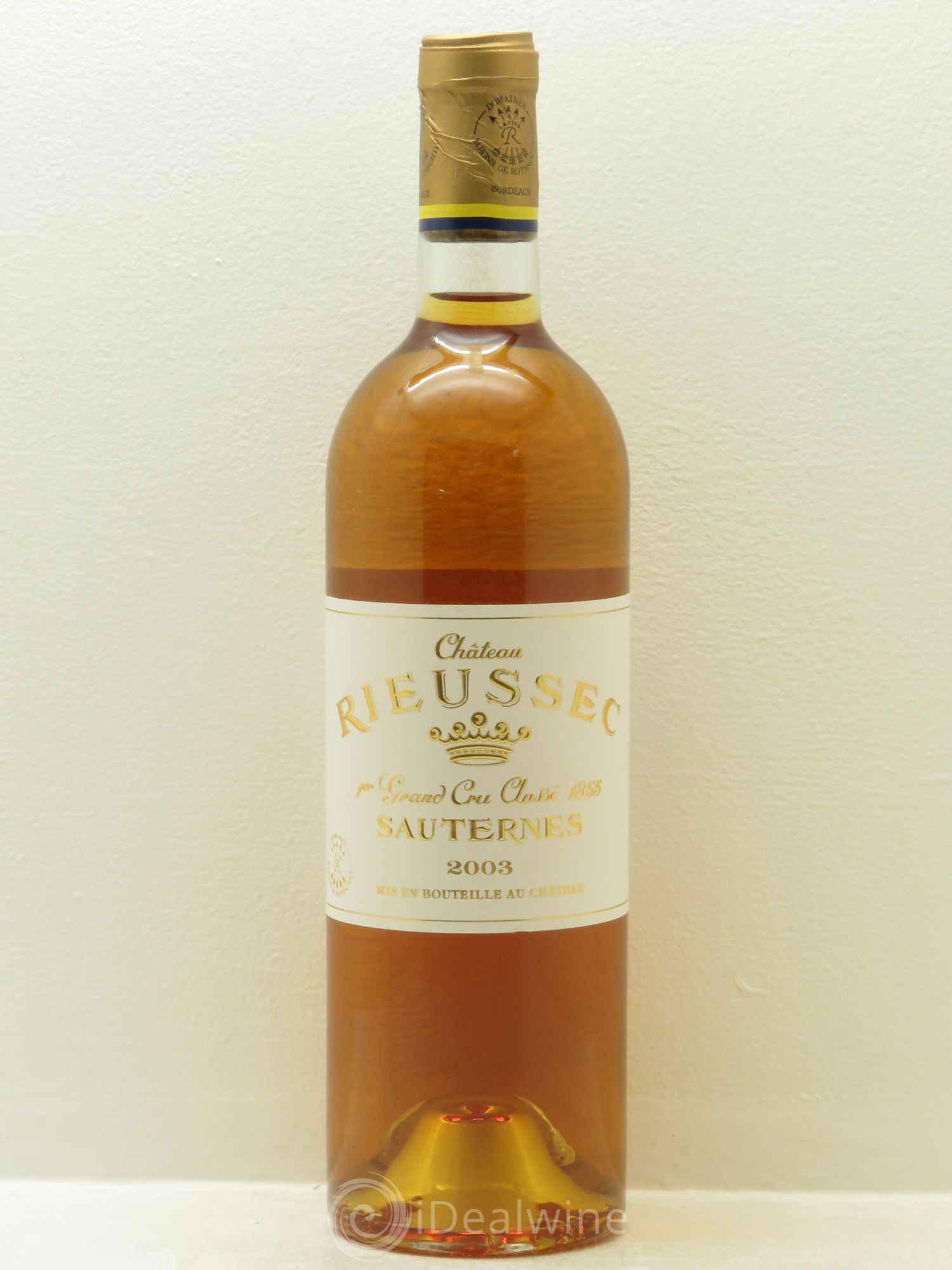 Château Rieussec 1er Grand Cru Classé 2003 - Posten von 1 Flasche - 0