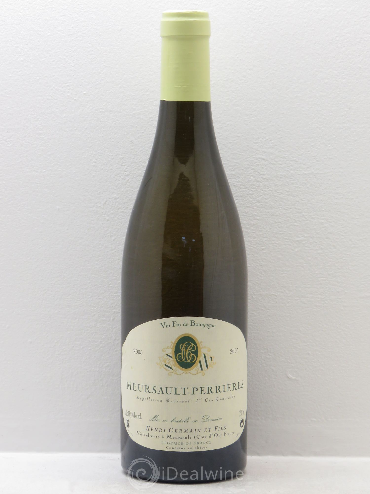 Meursault 1er Cru Henri Germain 2005 - Posten von 1 Flasche - 0