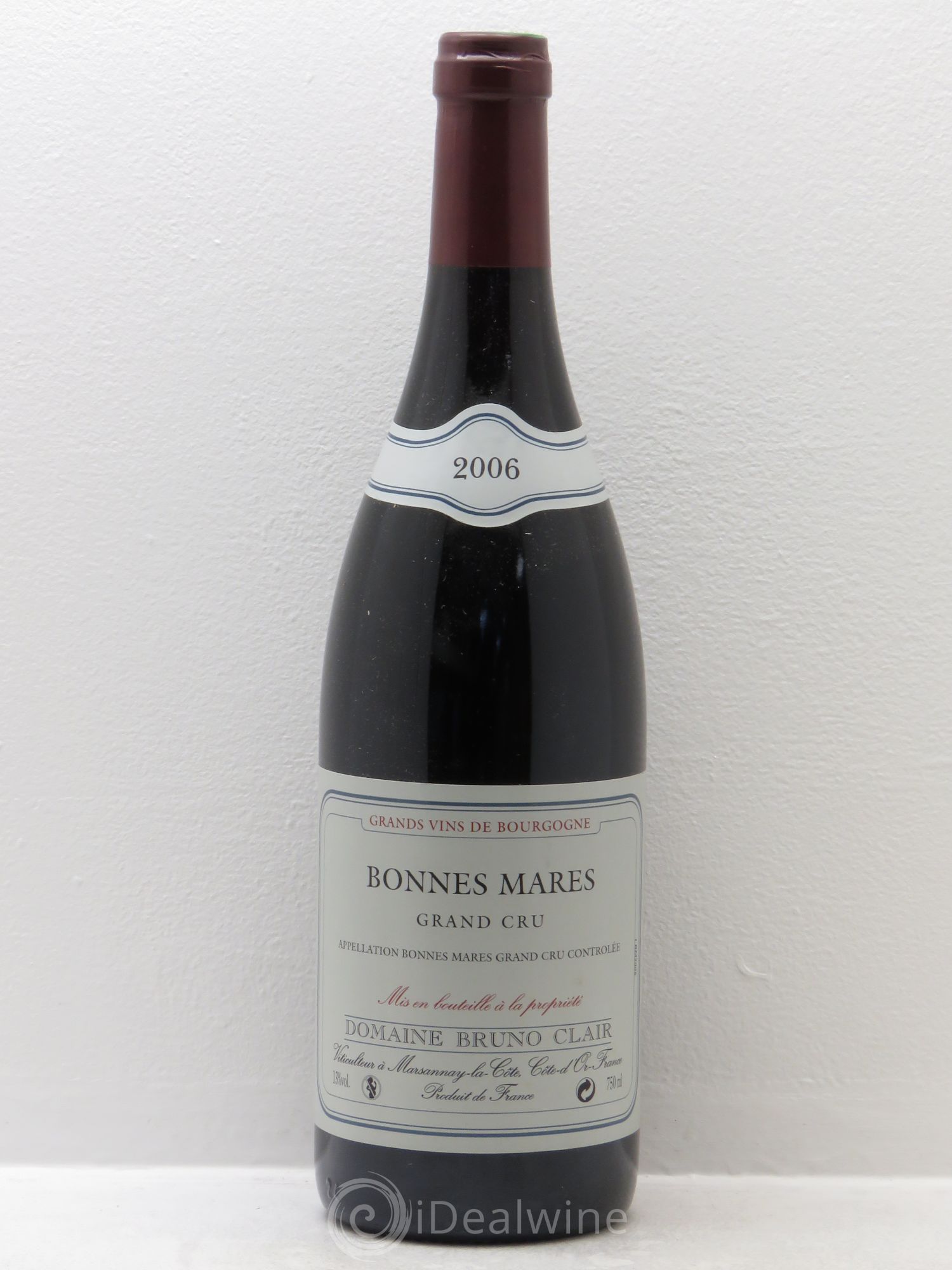 Bonnes-Mares Grand Cru Bruno Clair (Domaine) 2006 - Lot de 1 bouteille - 0