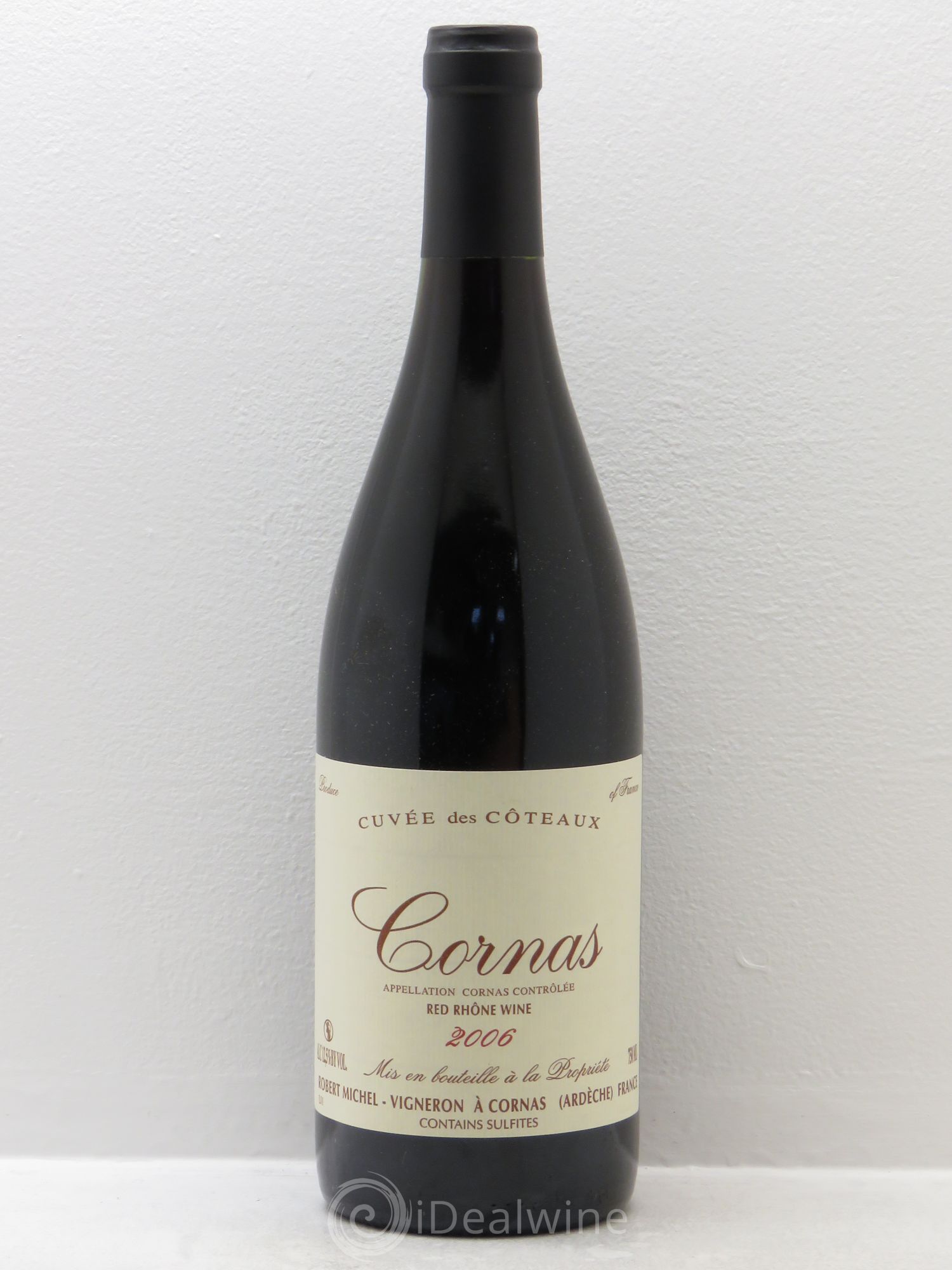 Cornas Cuvée des Coteaux Robert Michel 2006 - Lot de 1 bouteille - 0