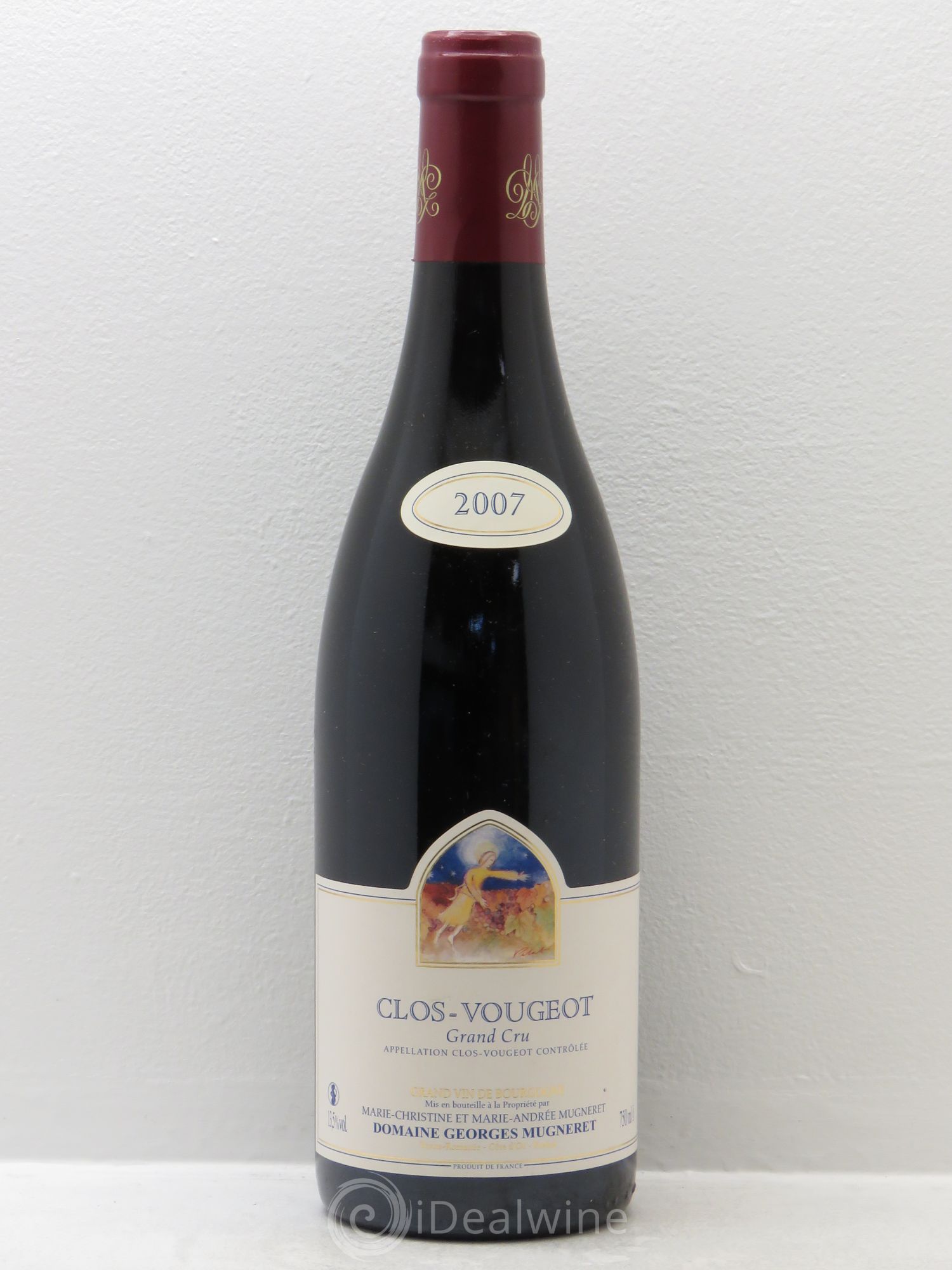 Clos de Vougeot Grand Cru Mugneret-Gibourg (Domaine) 2007 - Lot de 1 bouteille - 0