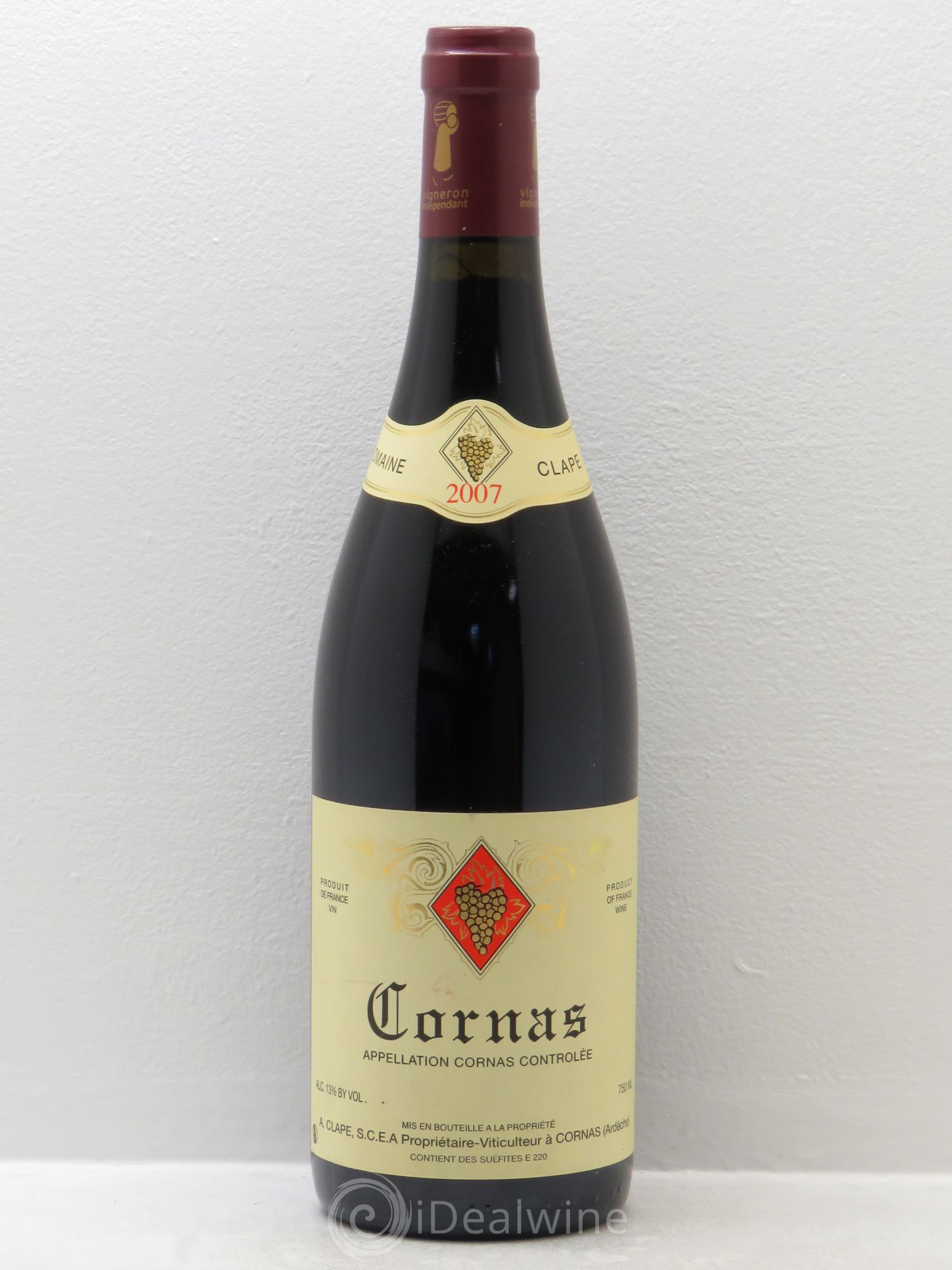 Cornas Auguste Clape 2007 - Lot de 1 bouteille - 0