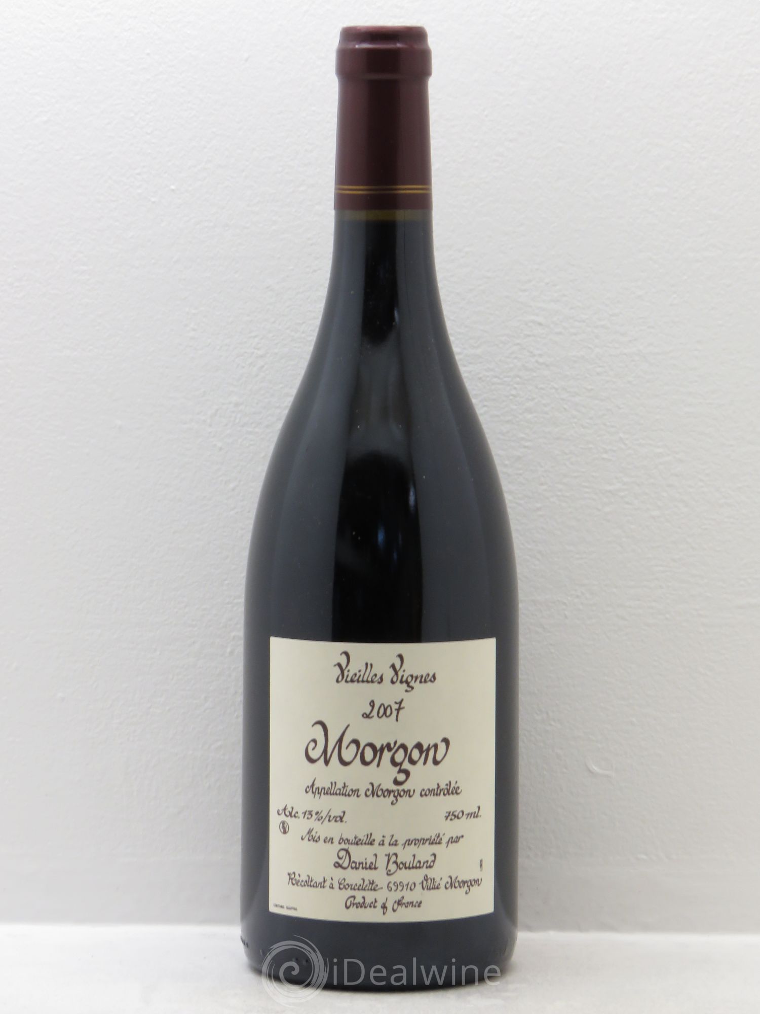 Morgon Vieilles Vignes Daniel Bouland (Domaine) 2007 - Lot de 1 bouteille - 0