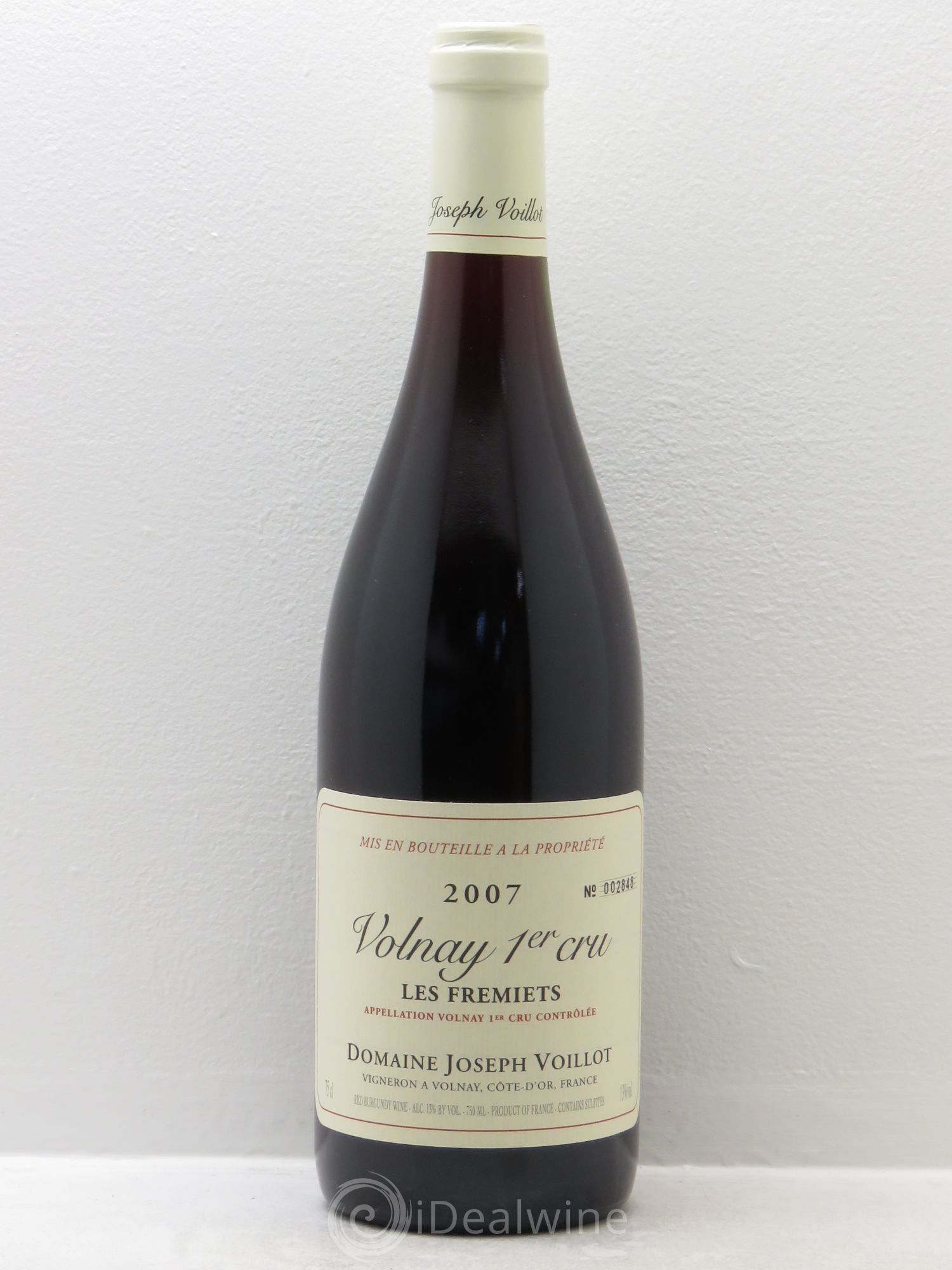 Volnay 1er Cru Joseph Voillot 2007 - Lot de 1 bouteille - 0