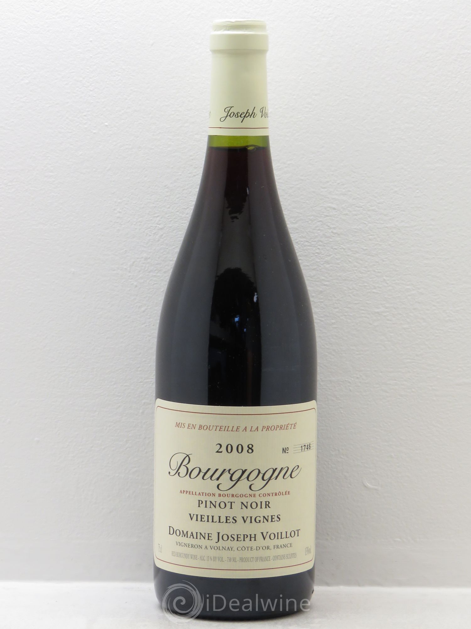 Bourgogne Domiane Joseph Voillot Vieilles Vignes 2008 - Posten von 1 Flasche - 0