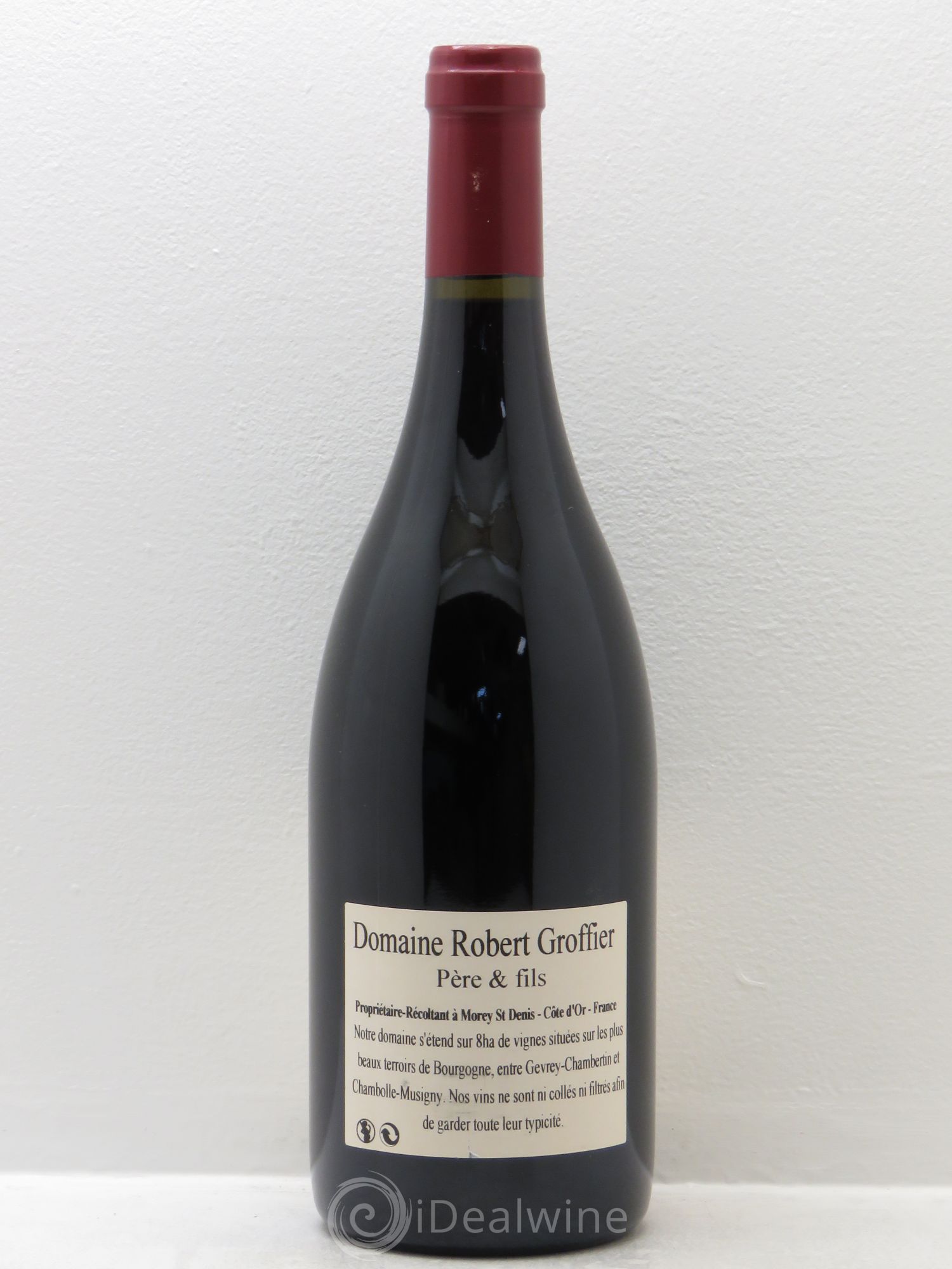 Chambertin Clos de Bèze Grand Cru Robert Groffier Père & Fils (Domaine) 2008 - Lot de 1 bouteille - 1