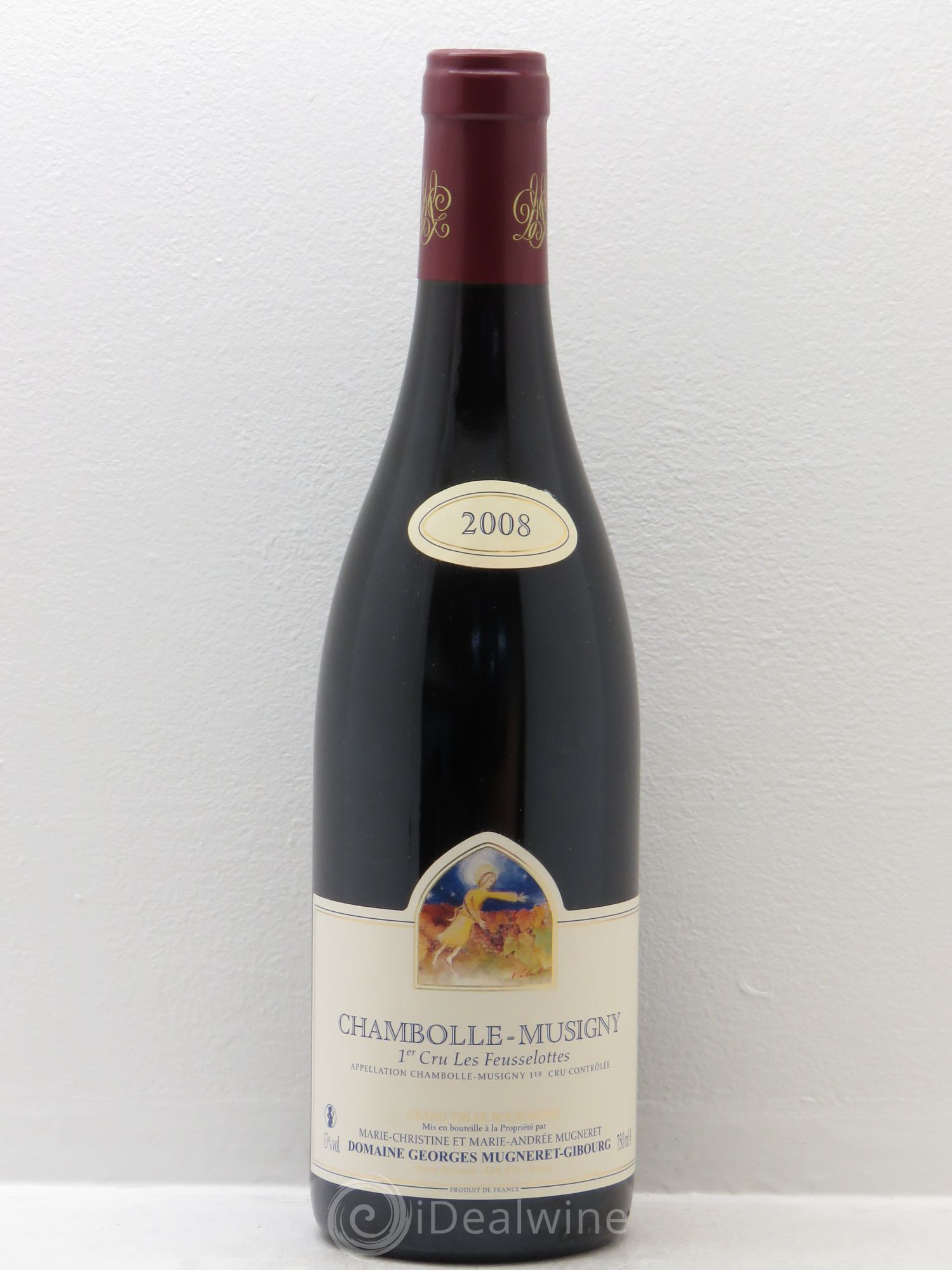 Chambolle-Musigny 1er Cru Domaine G.Mugneret-Gibourg Les Feusselottes 2008 - Posten von 1 Flasche - 0