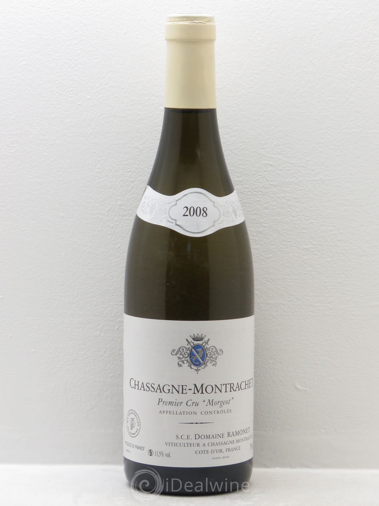 Chassagne-Montrachet 1er Cru Morgeot Ramonet (Domaine) 2008 - Lot de 1 bouteille - 0