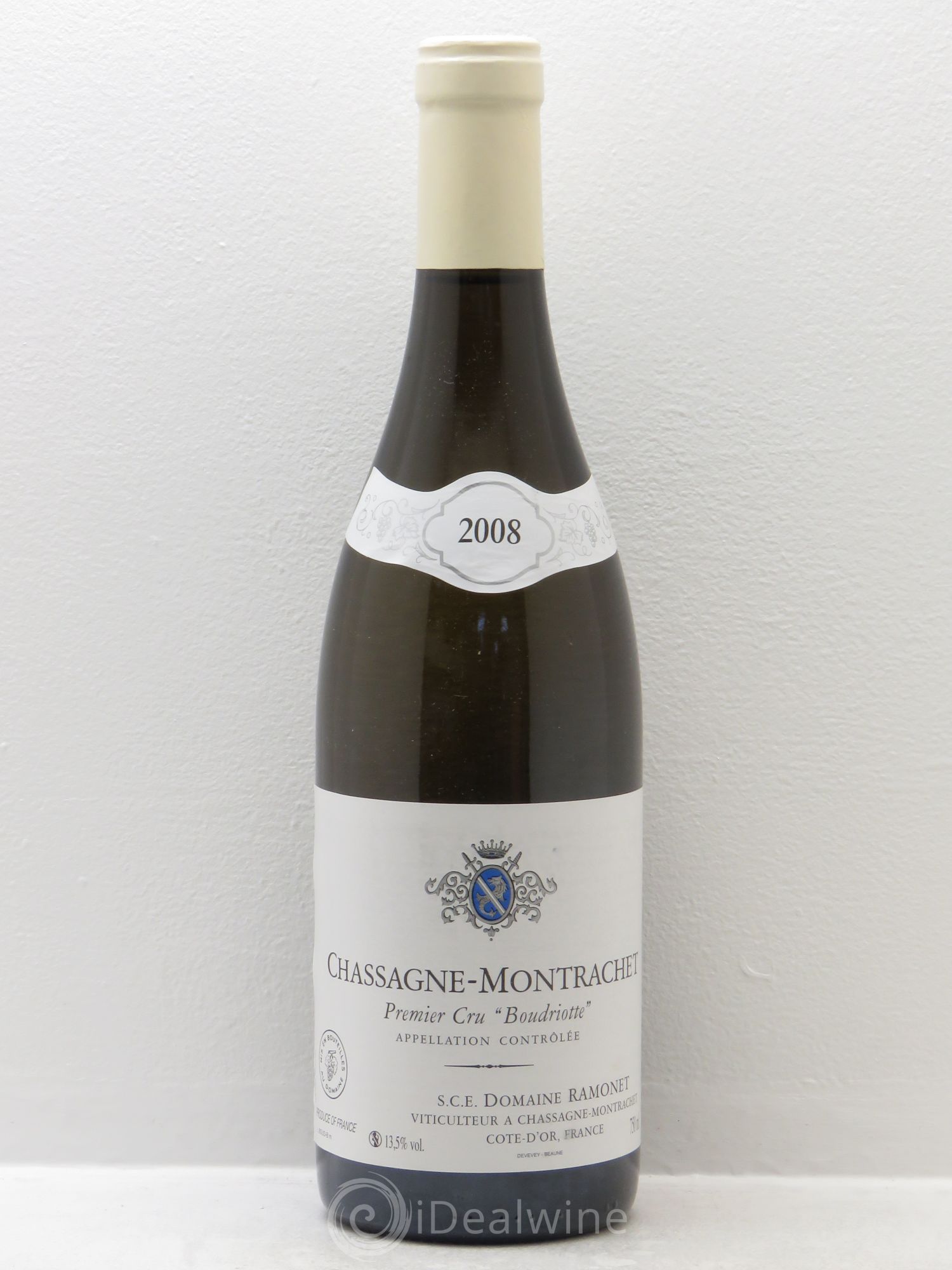 Chassagne-Montrachet 1er Cru Boudriotte Ramonet (Domaine) 2008 - Lot de 1 bouteille - 0