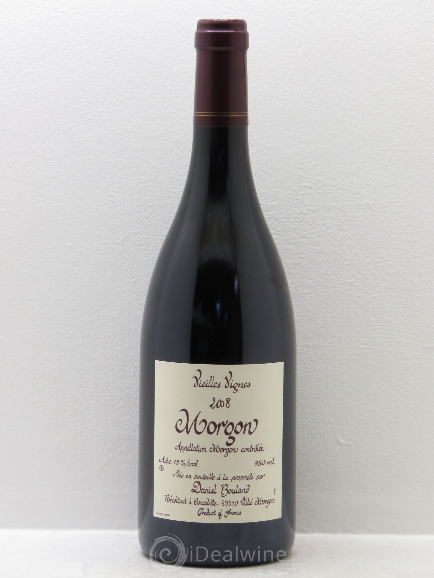 Morgon Vieilles Vignes Daniel Bouland (Domaine) 2008 - Lot de 1 bouteille - 0