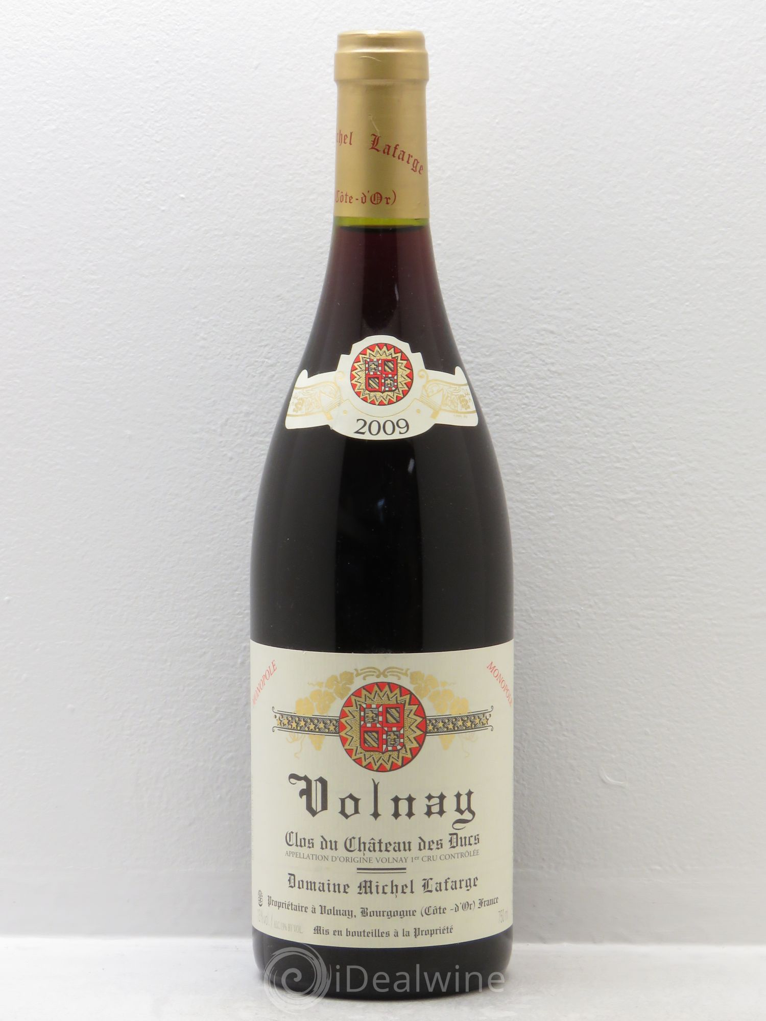 Volnay 1er Cru Clos du Château des Ducs Lafarge (Domaine) Monopole 2009 - Lot de 1 bouteille - 0