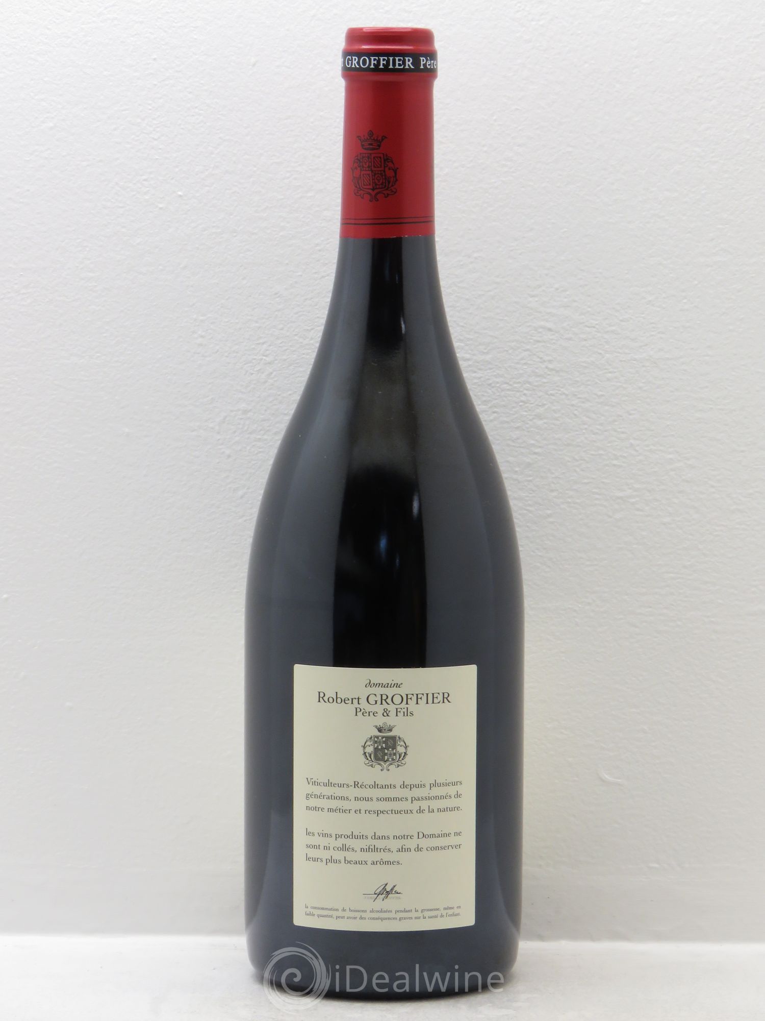 Bonnes-Mares Grand Cru Robert Groffier Père & Fils (Domaine) 2012 - Lot de 1 bouteille - 1