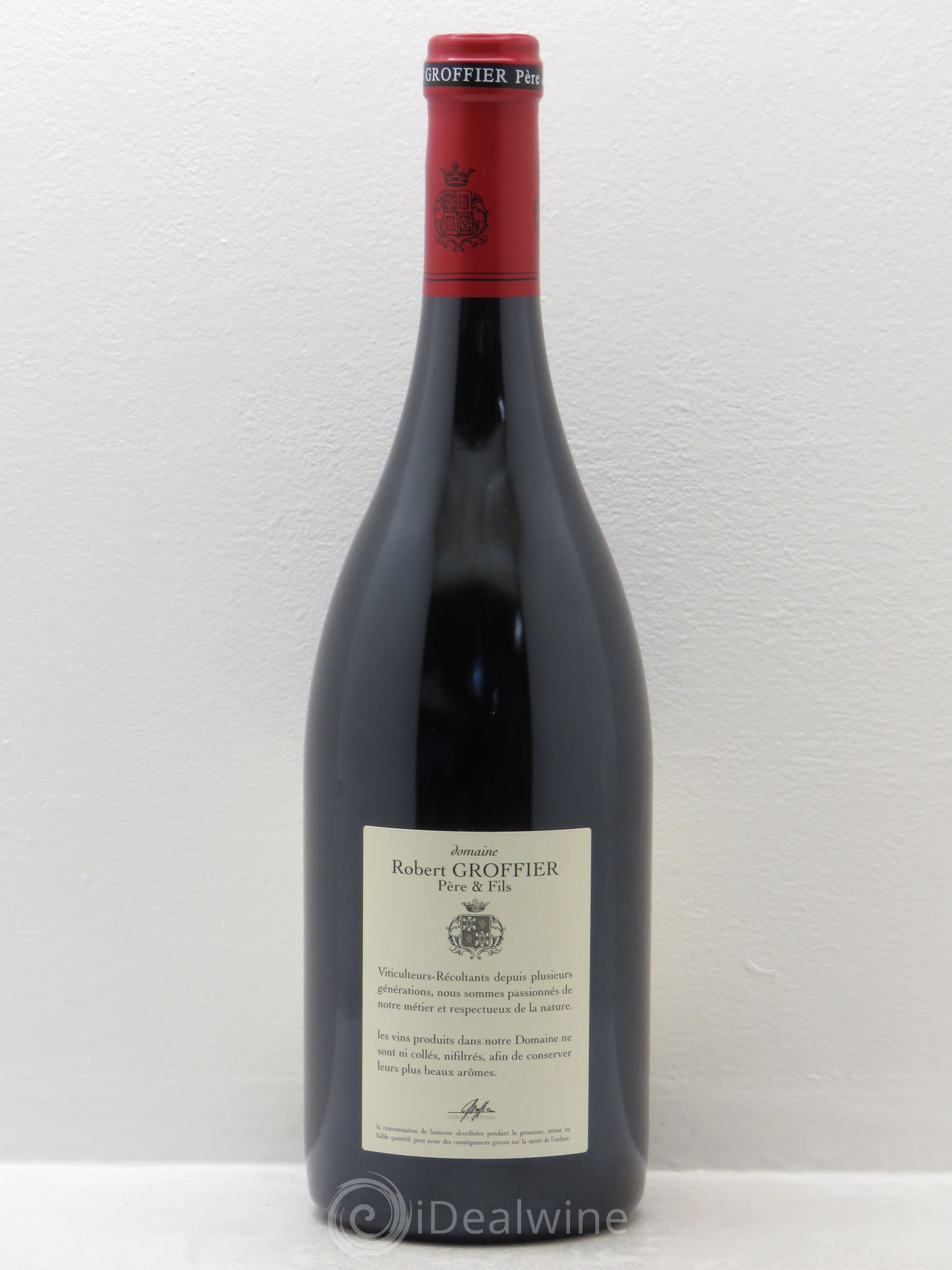 Chambertin Clos de Bèze Grand Cru Robert Groffier Père & Fils (Domaine) 2012 - Lot de 1 bouteille - 1