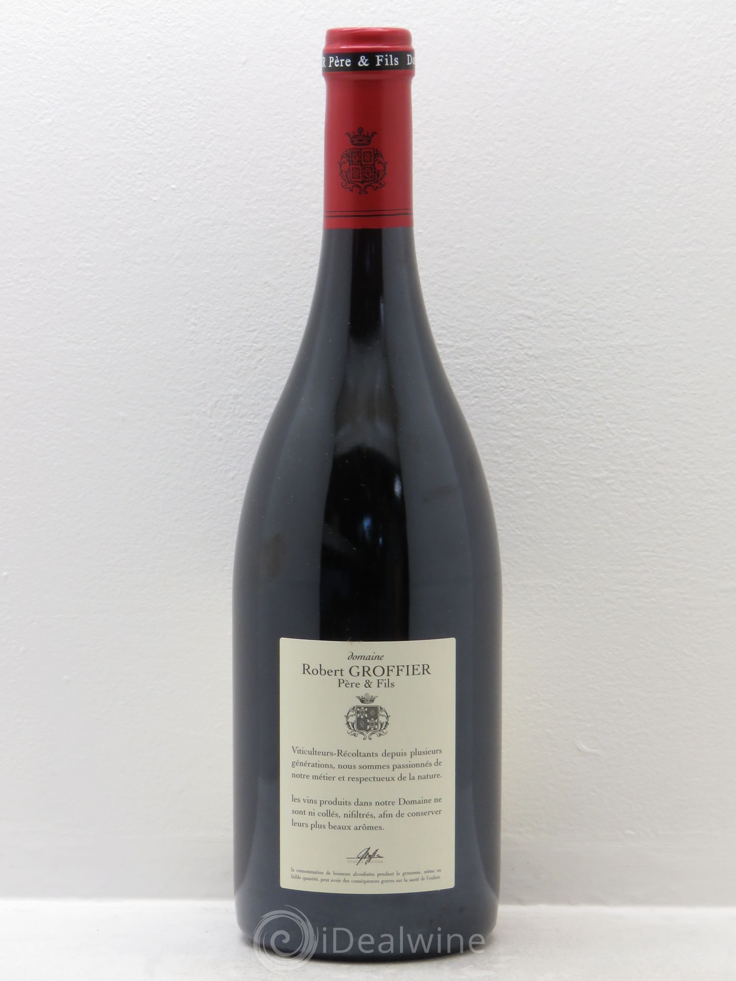 Chambolle-Musigny 1er Cru Les Hauts Doix Robert Groffier Père & Fils (Domaine) 2012 - Lot de 1 bouteille - 1