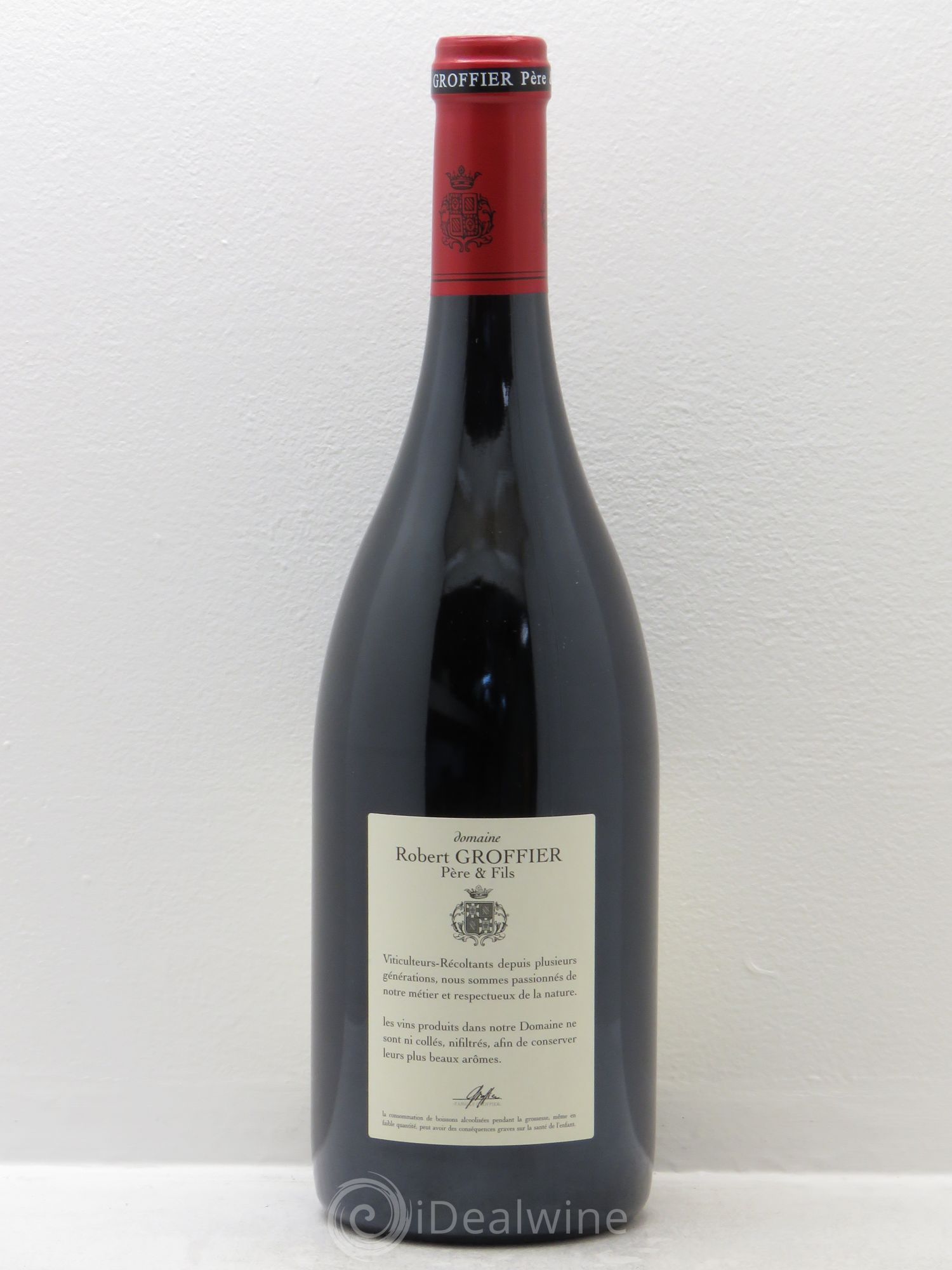 Chambolle-Musigny 1er Cru Les Amoureuses Robert Groffier Père & Fils (Domaine) 2012 - Lot de 1 bouteille - 1