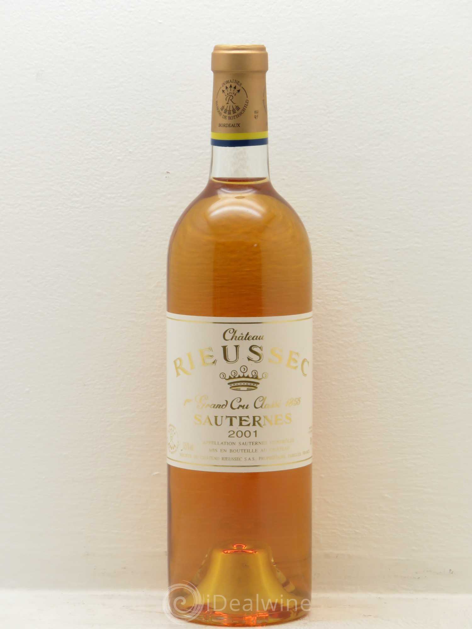 Château Rieussec 1er Grand Cru Classé 2001 - Posten von 1 Flasche - 0